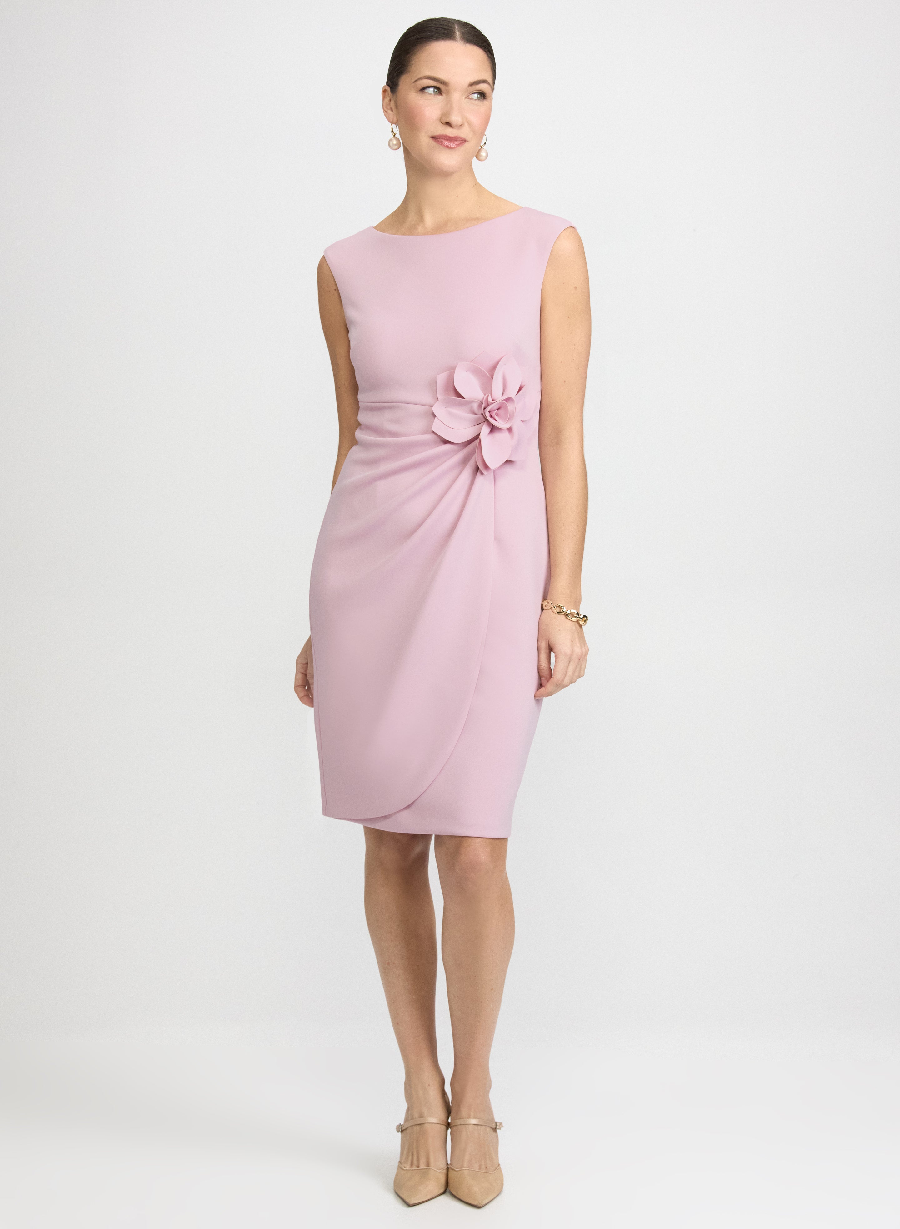 3D Floral Detail Dress
