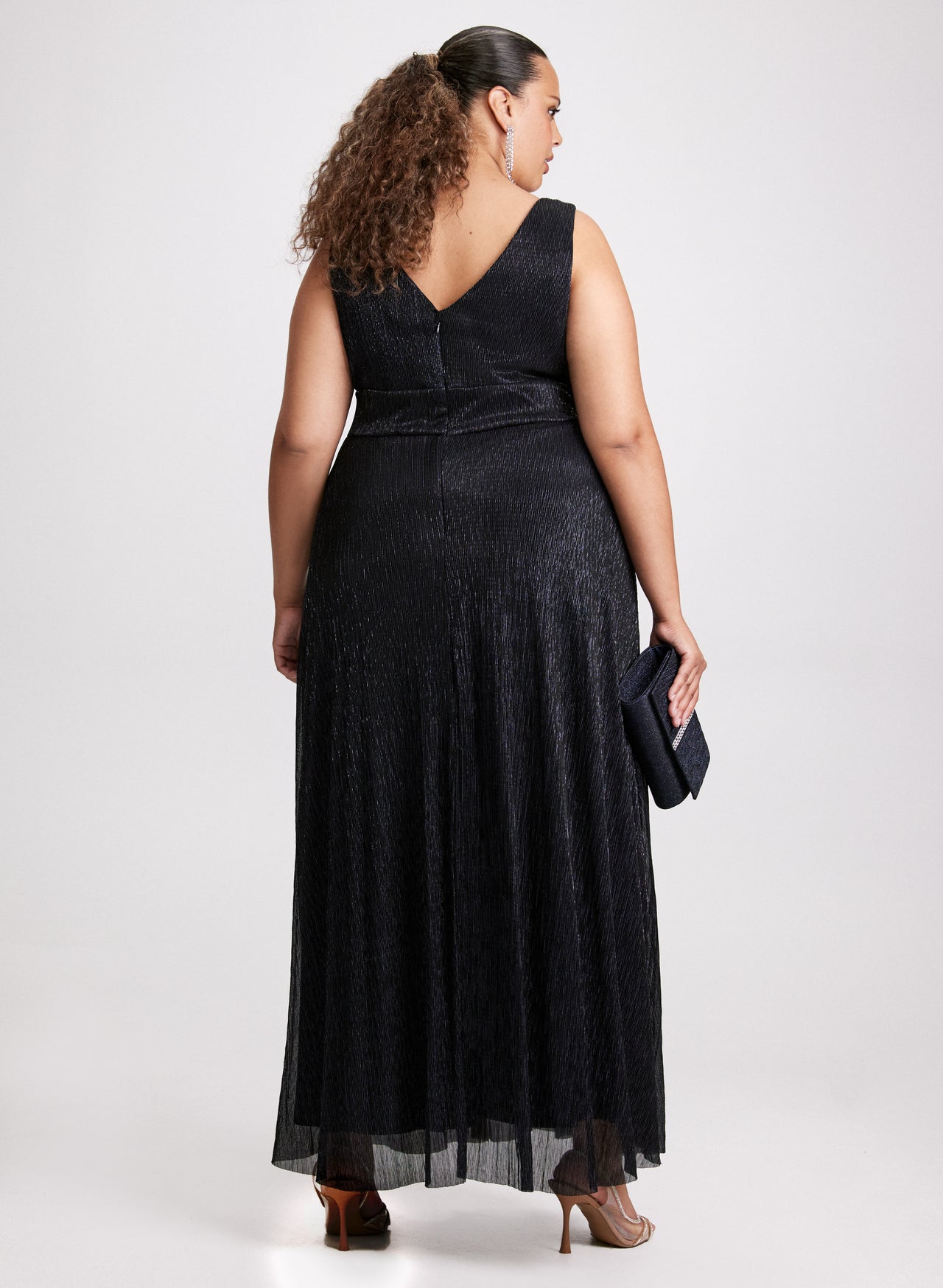 16479 Mint V-Neck Dress