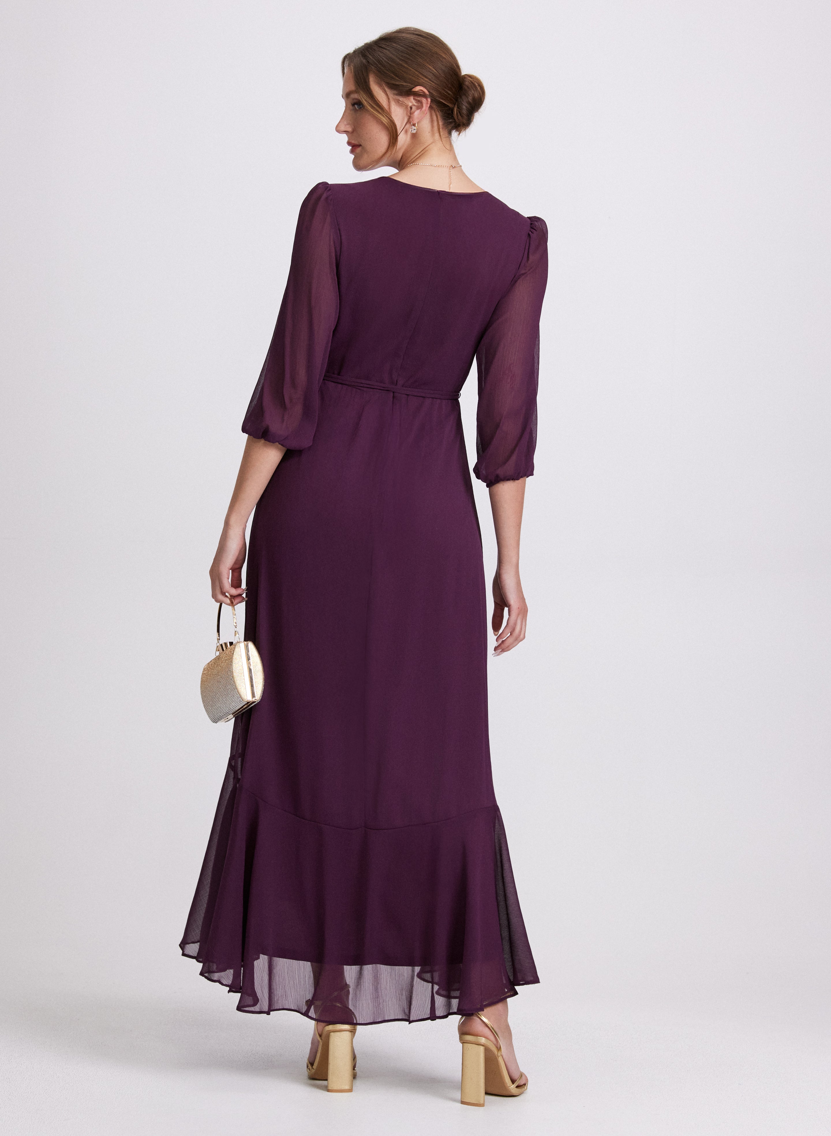 【AMERI】WAVE SWITCH SHEER DRESS MEDI WAVE PATTERN SHEER DRESS（ワンピース）｜Ameri（アメリ