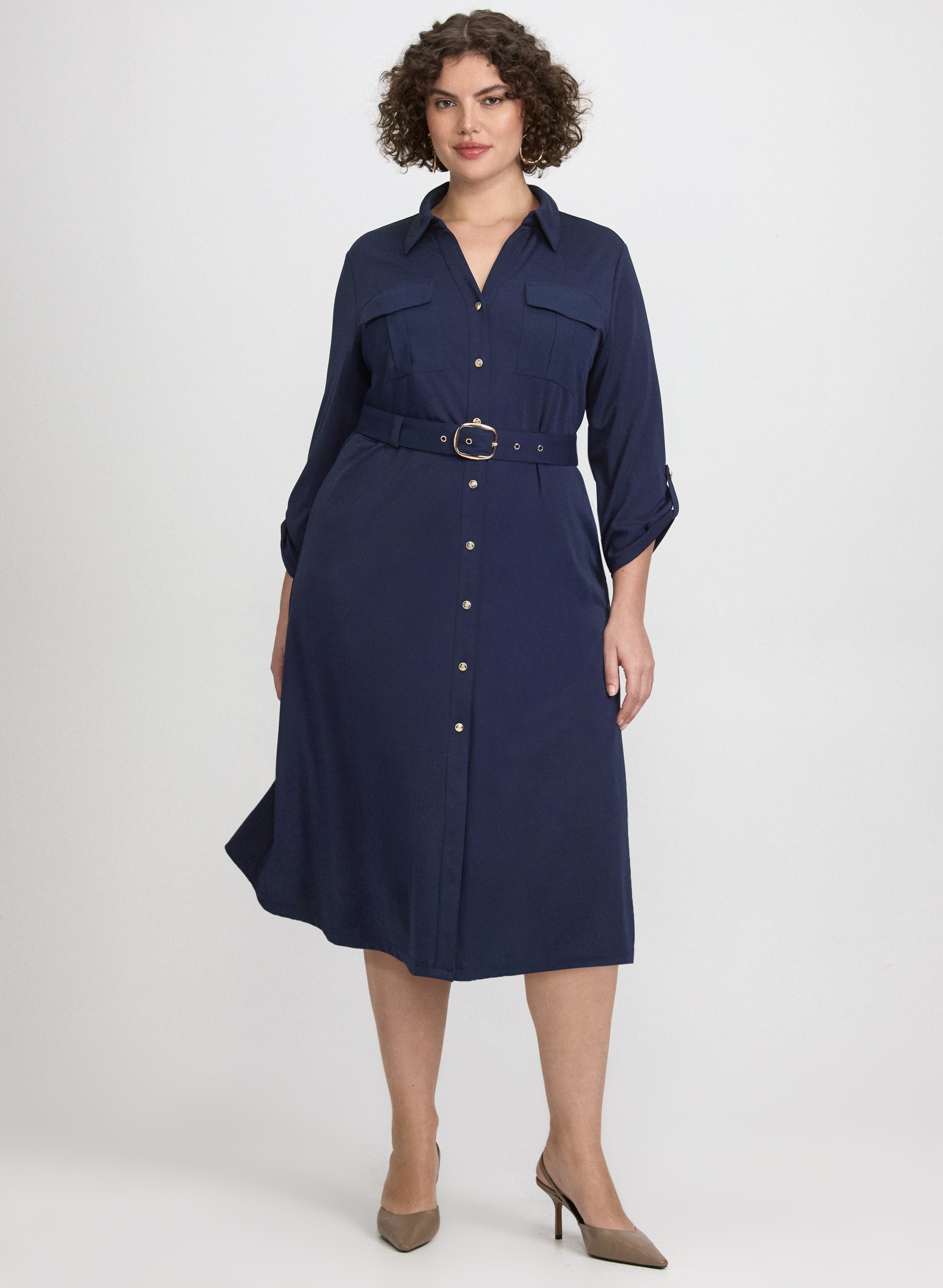 laura jersey midi shirt dress BODEN Laura Jersey Midi Shirt Dress