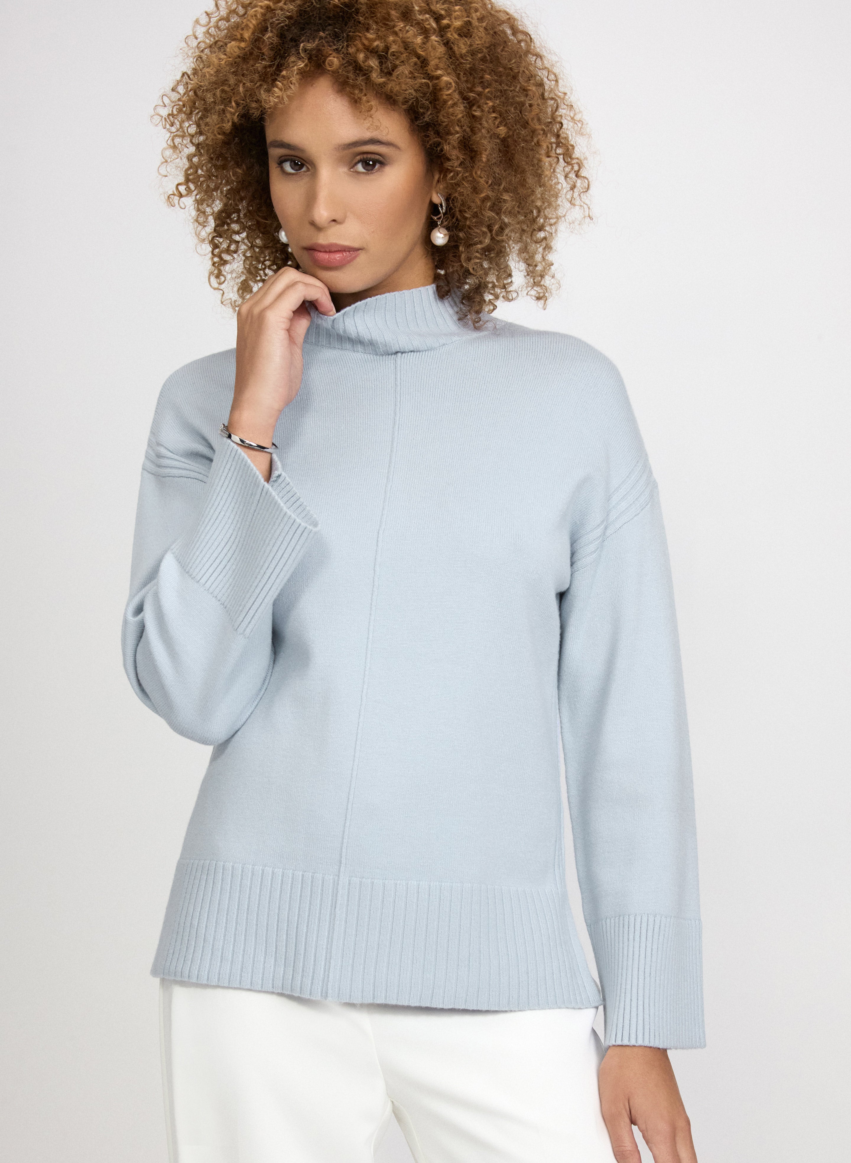 トップス ARTS&SCIENCE S/S Mock Neck Sweater 0894f176b3d2f5f29c0030535fa7c8