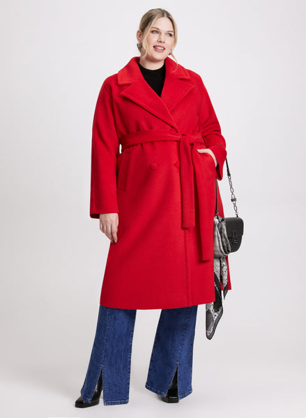 【再出品】UND PLUMP SLEEVE BELTED COAT AMERI/UND PLUMP SLEEVE BELTED COAT