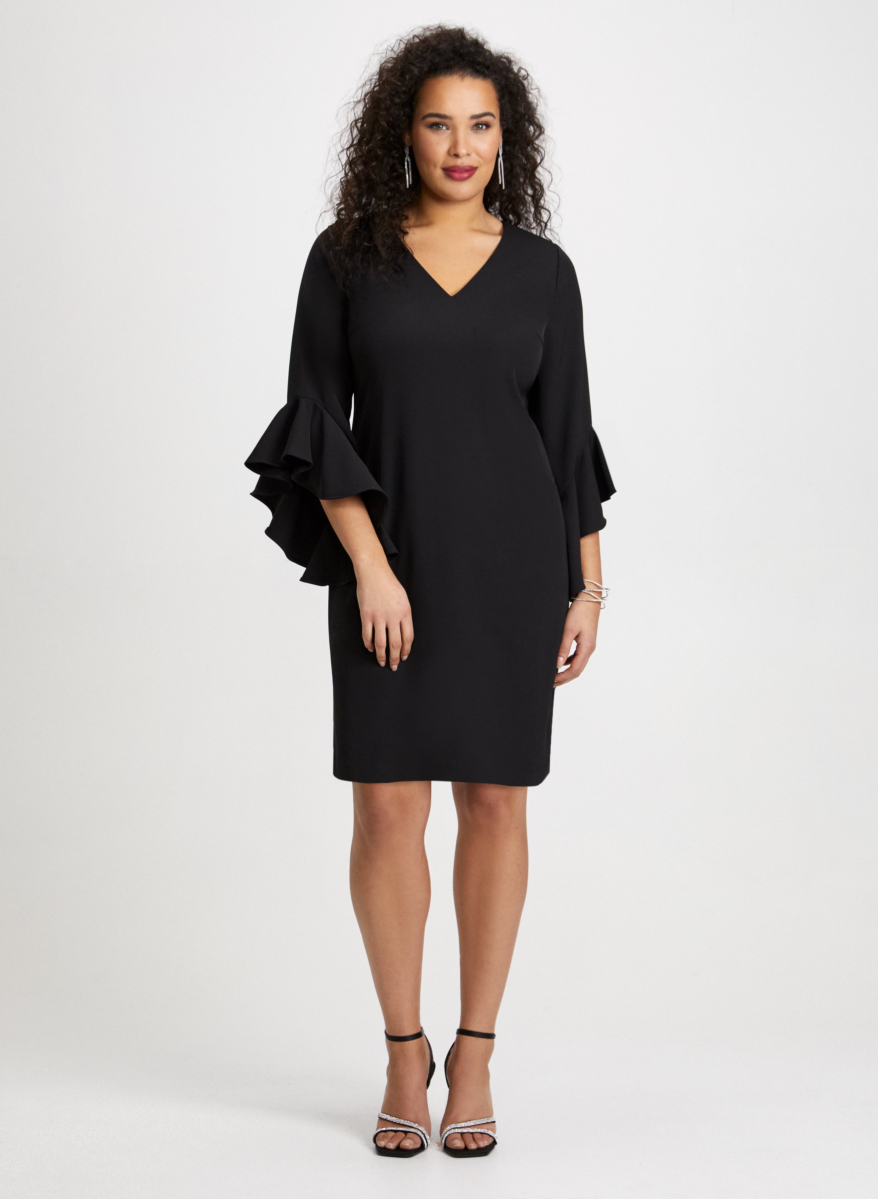 Ruffle Sleeve Dress Ruffle Sleeve Dress