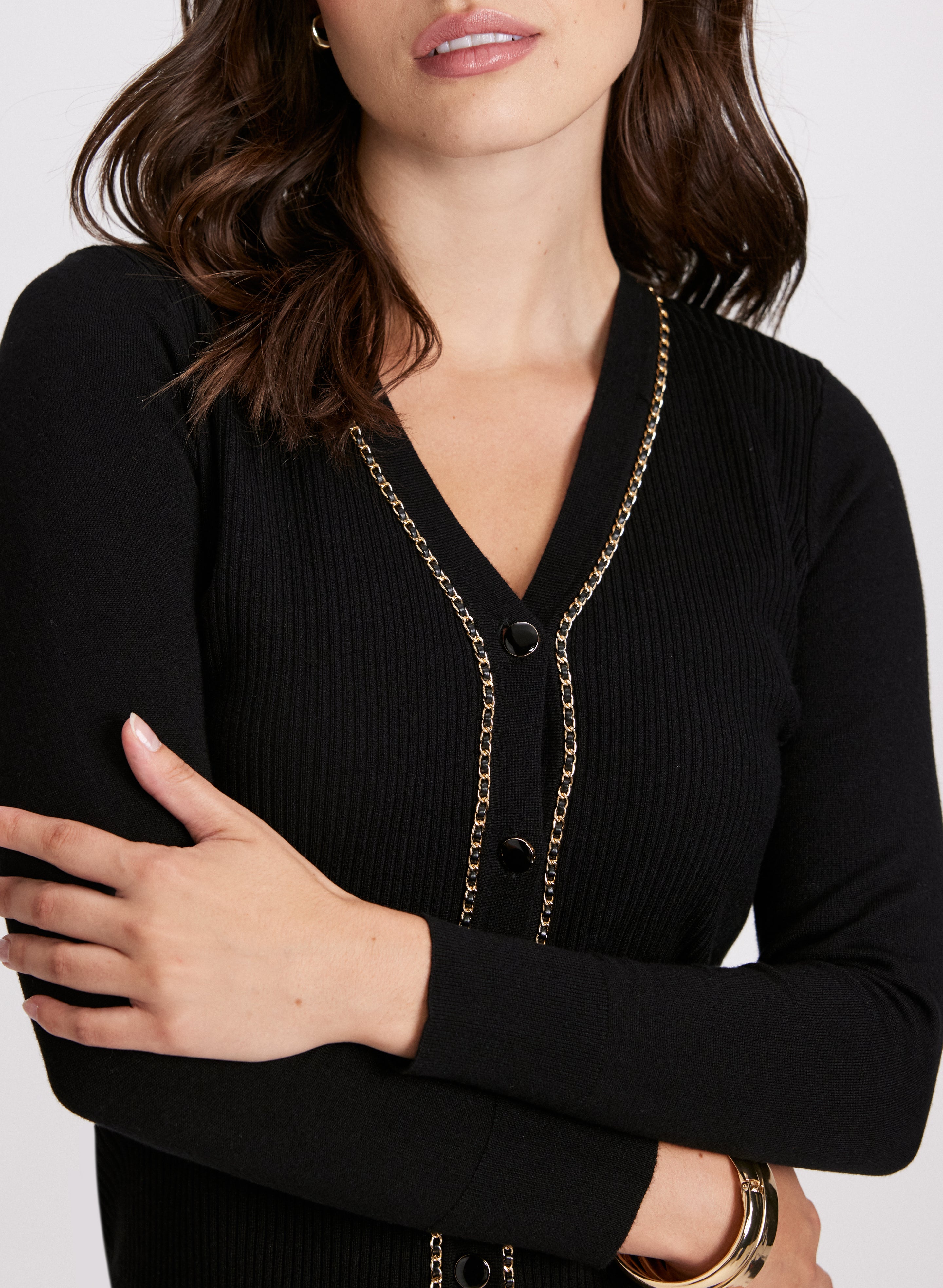 ÉPINE PARIS bijou cardigan black | épine