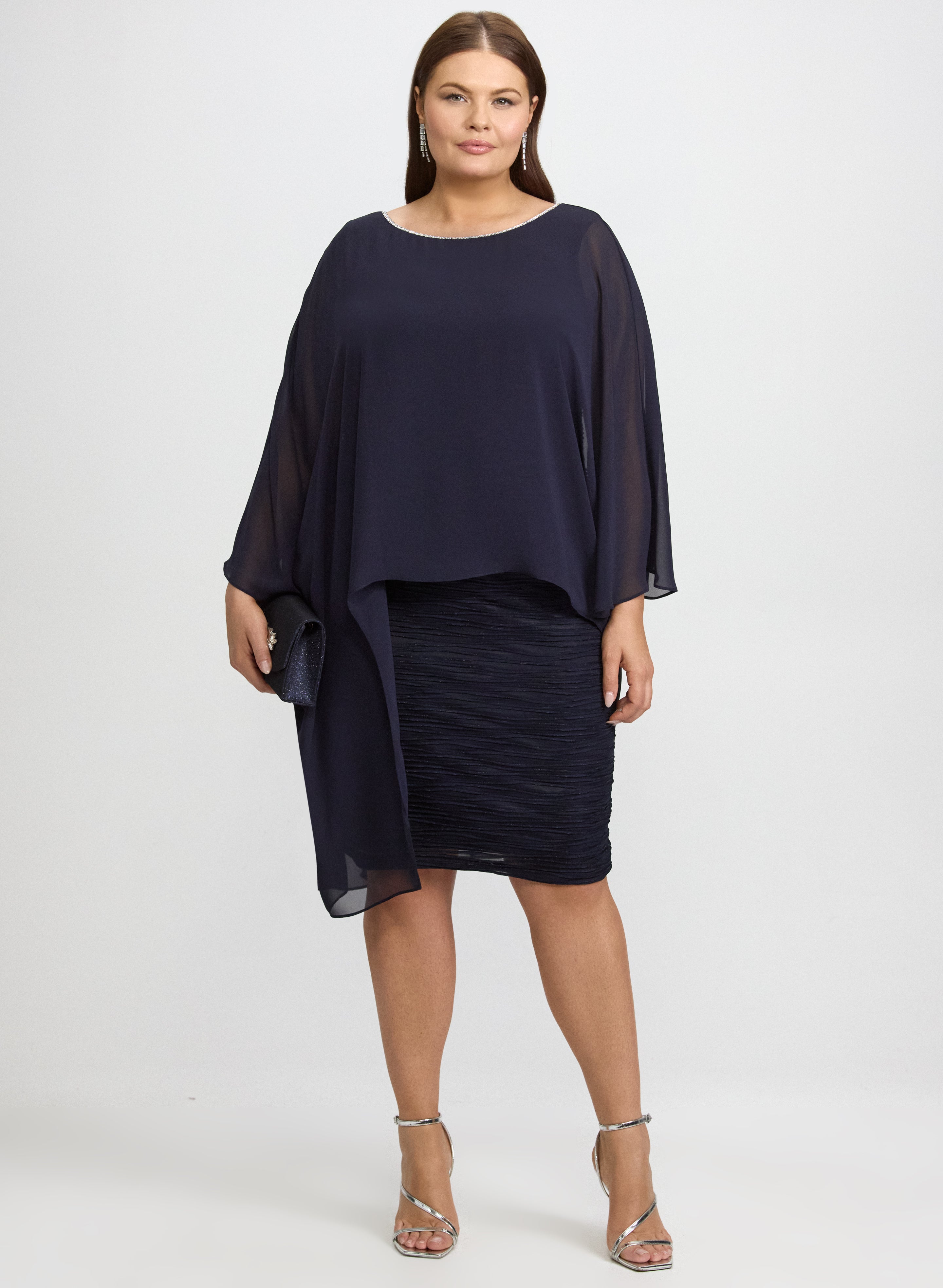 Joseph Ribkoff - Layered Textured Dress