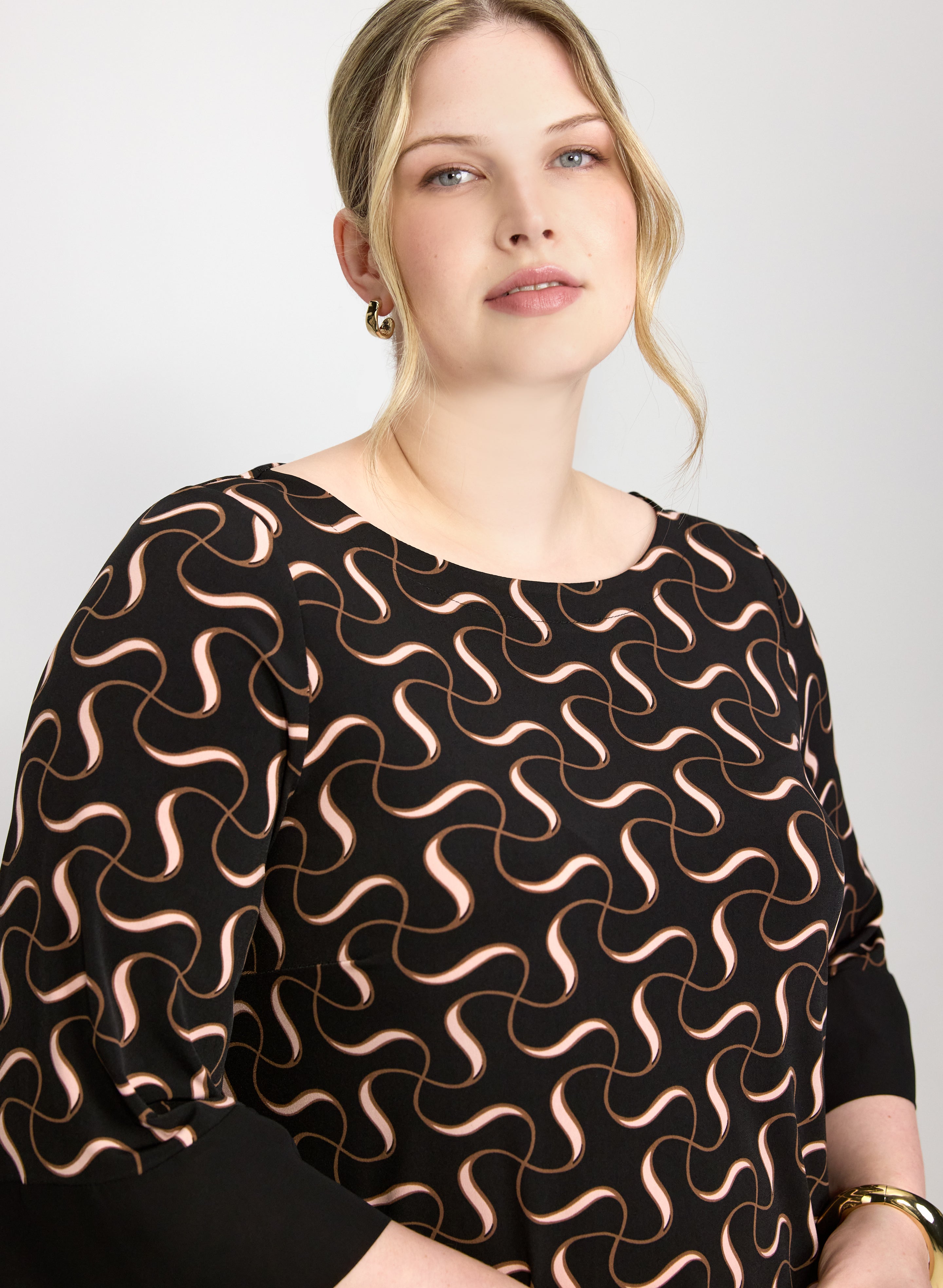 Ribbon Print Top
