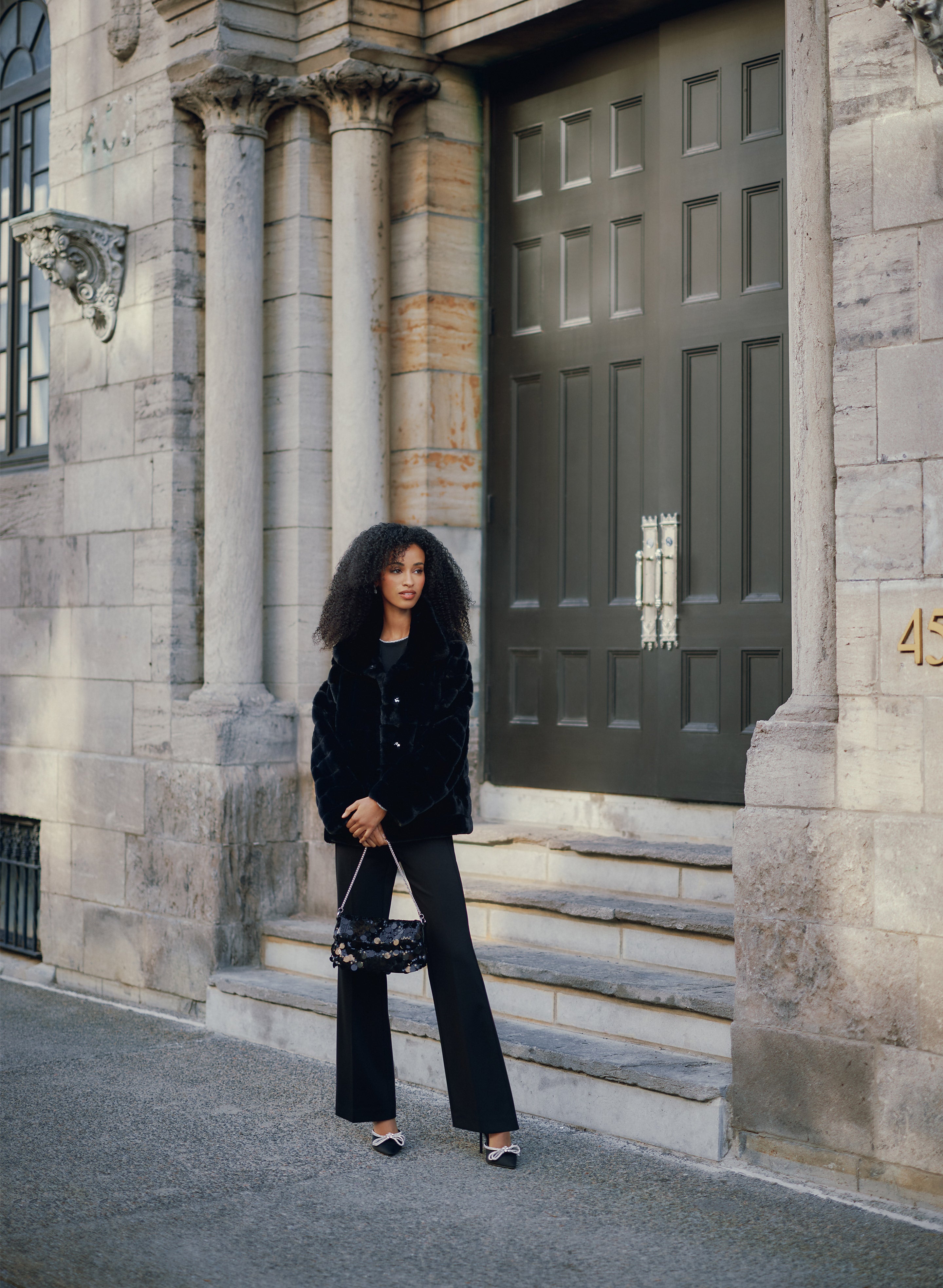 Semi Flare-Leg Pants