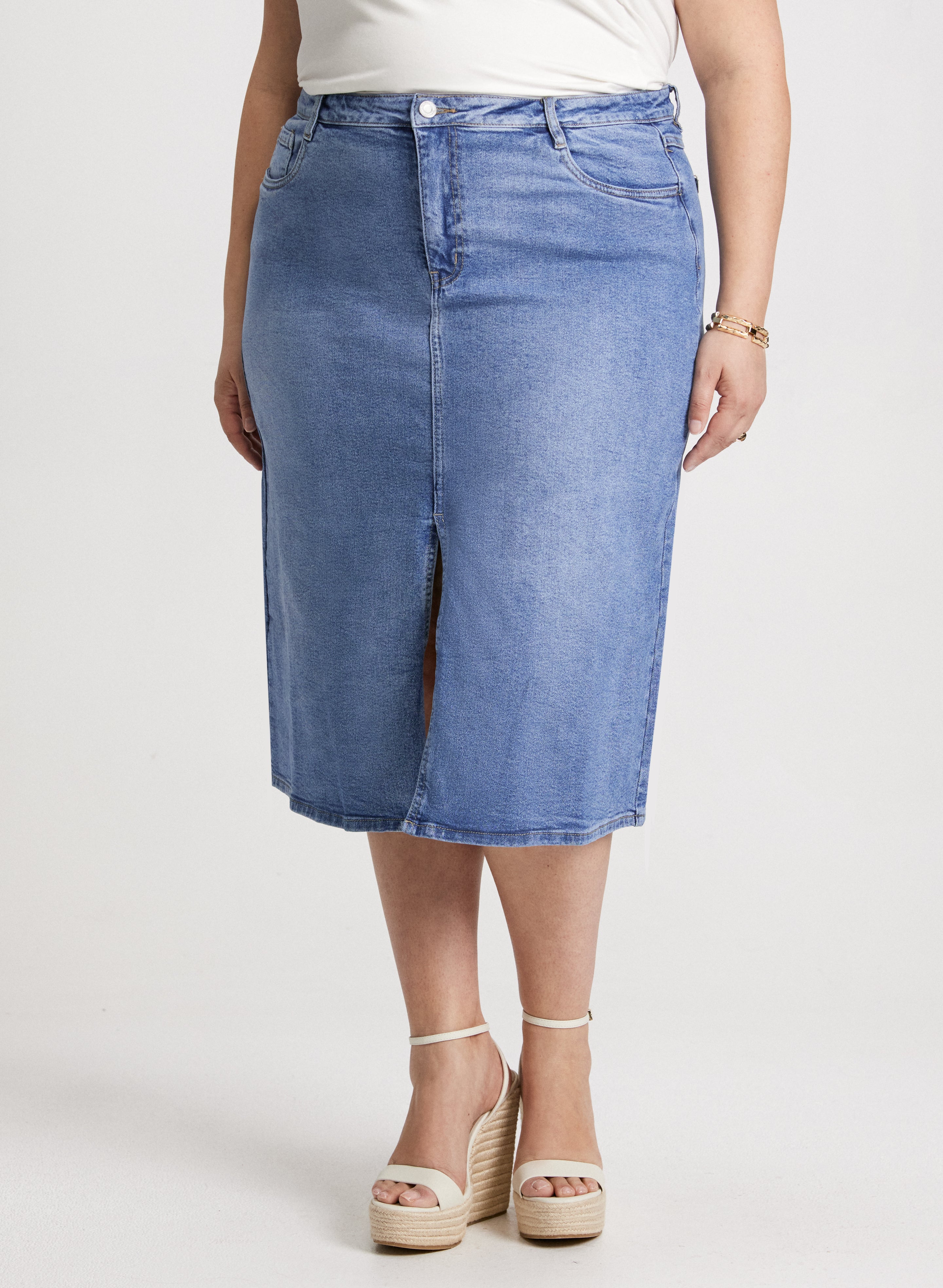 Joseph Ribkoff Denim Skirt