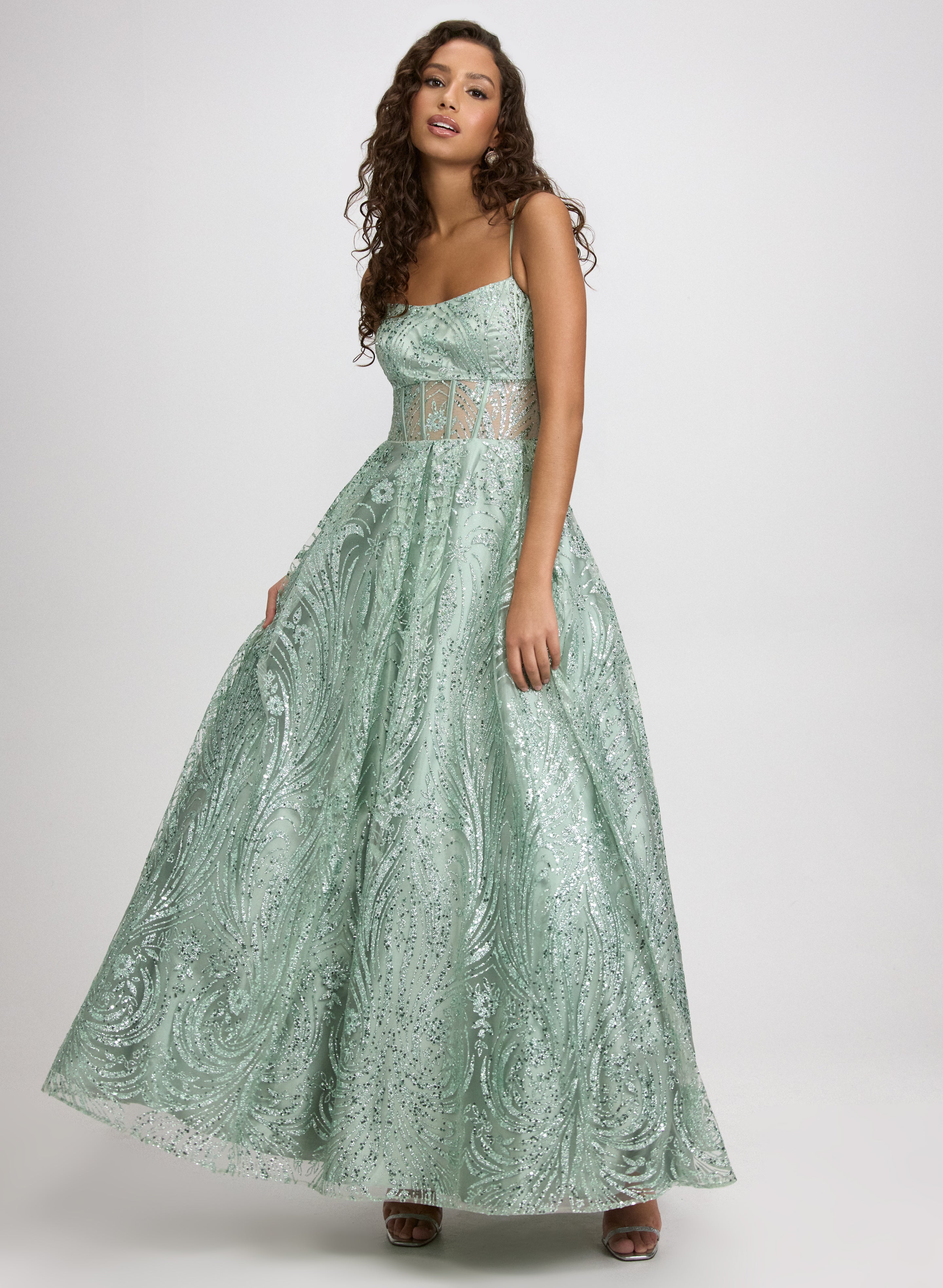 Glitter Corset Gown Glitter Corset Gown