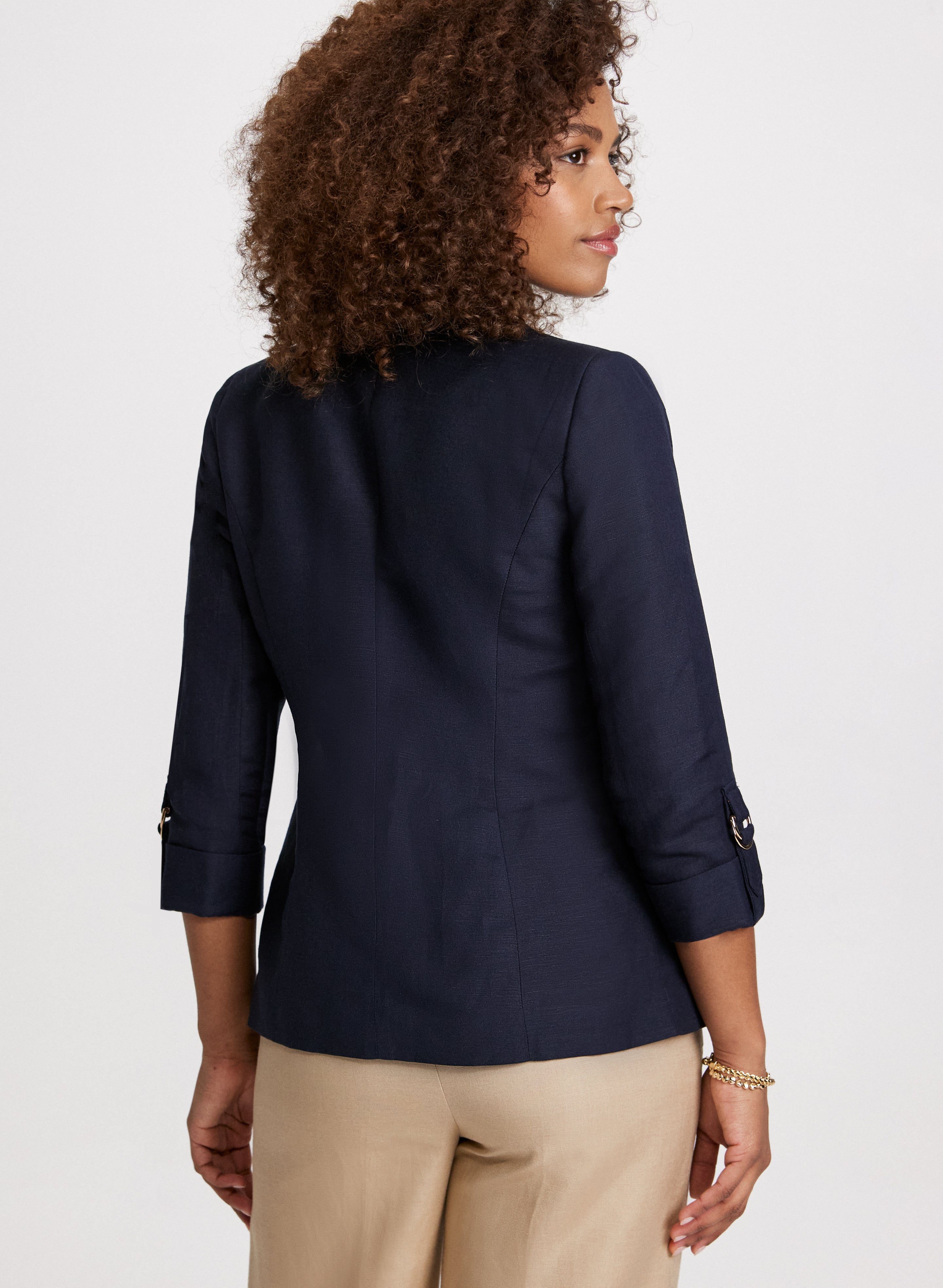 Blue summer blazer best sale