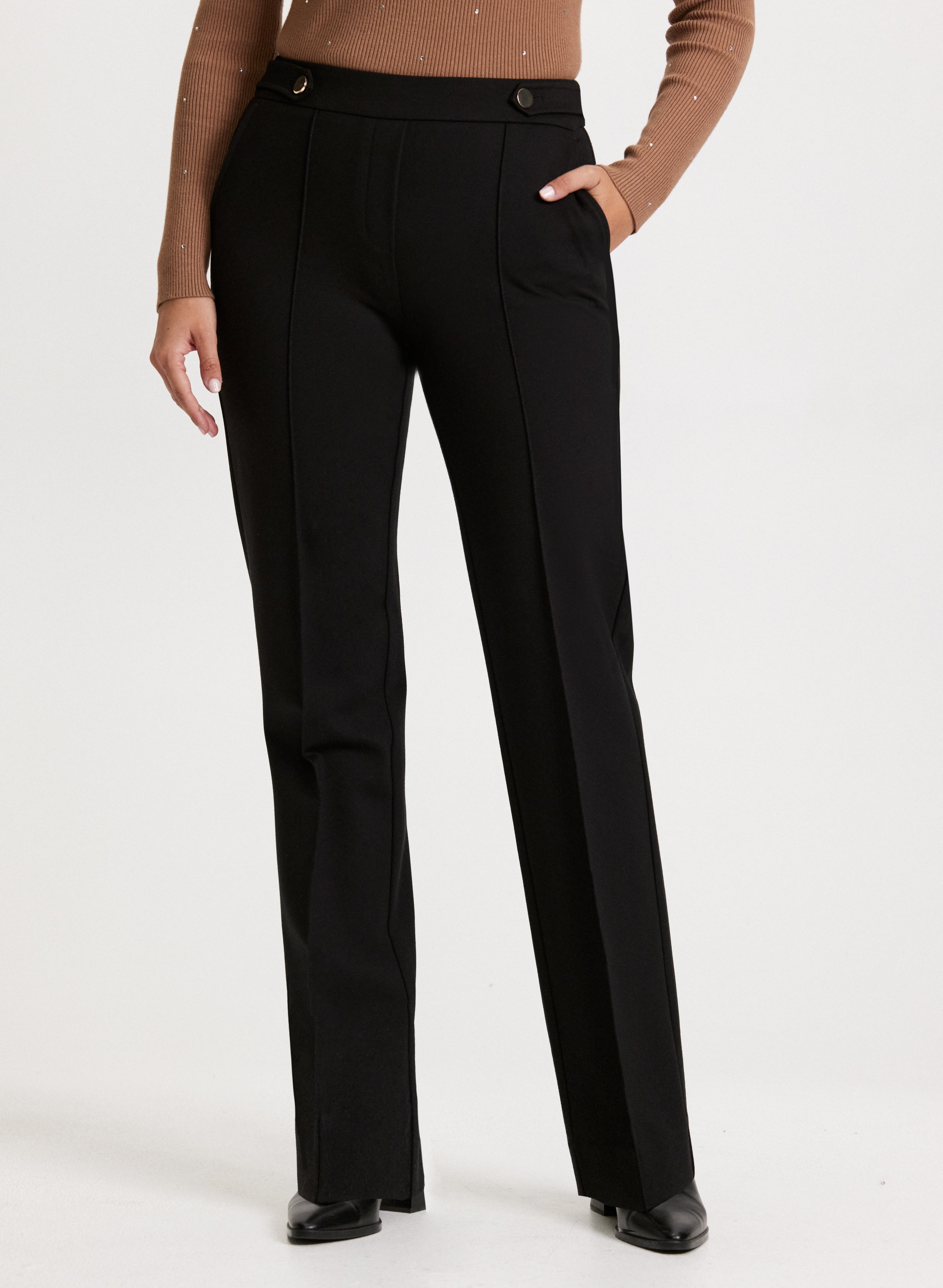 Sofia Pull On Straight Leg Pants Tall