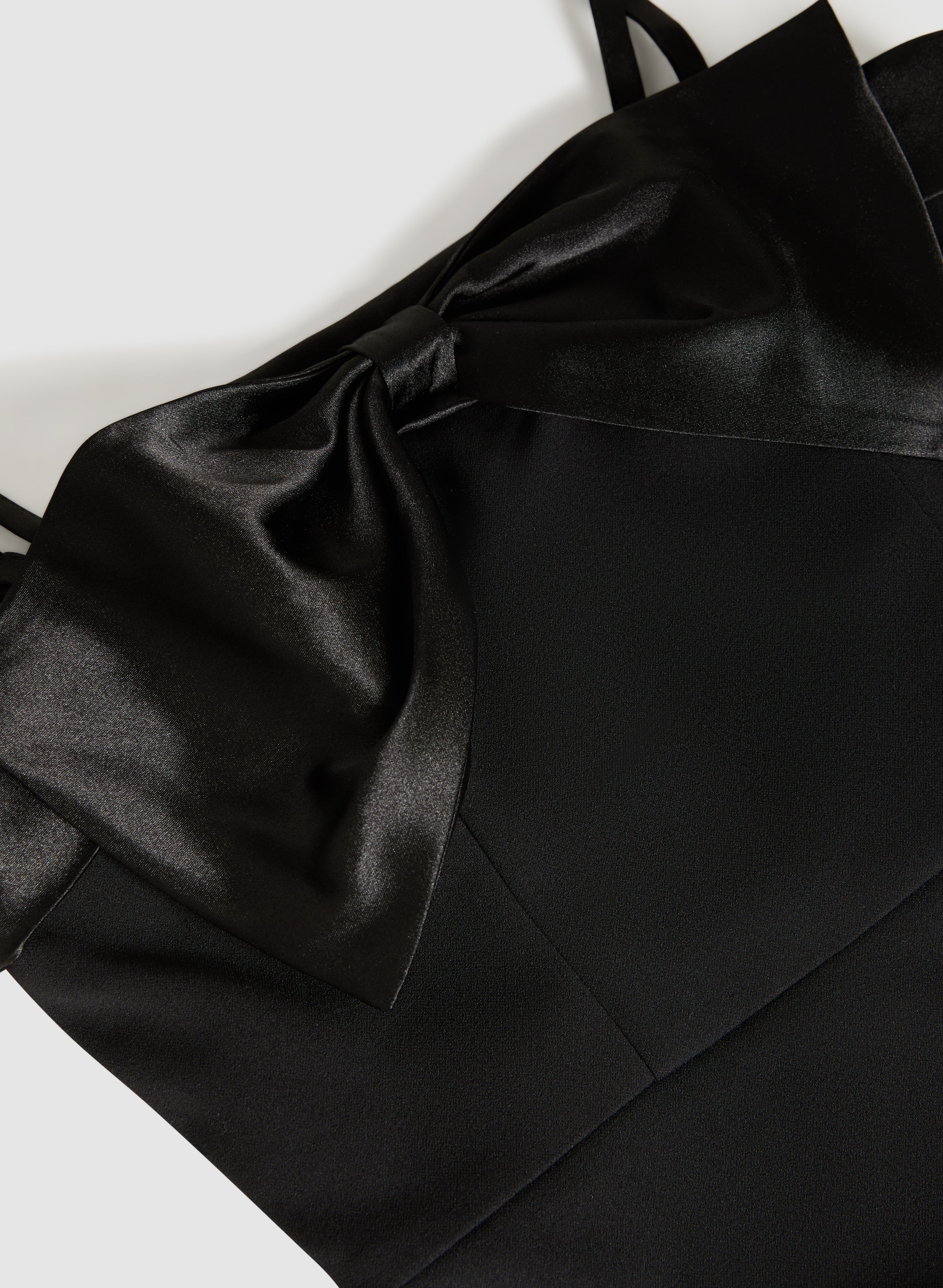 Satin Bow Dress