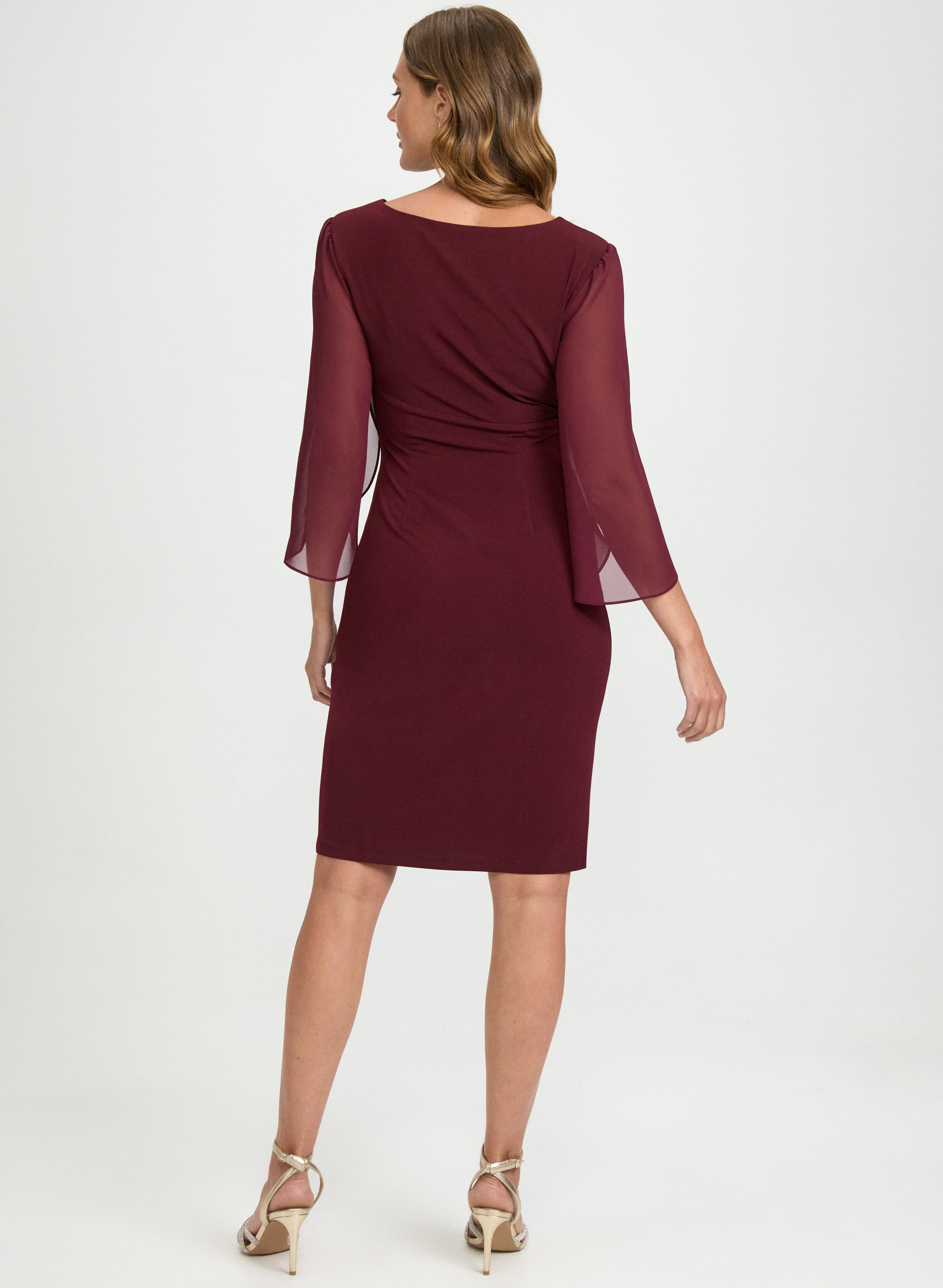 Gathered Jersey Dress