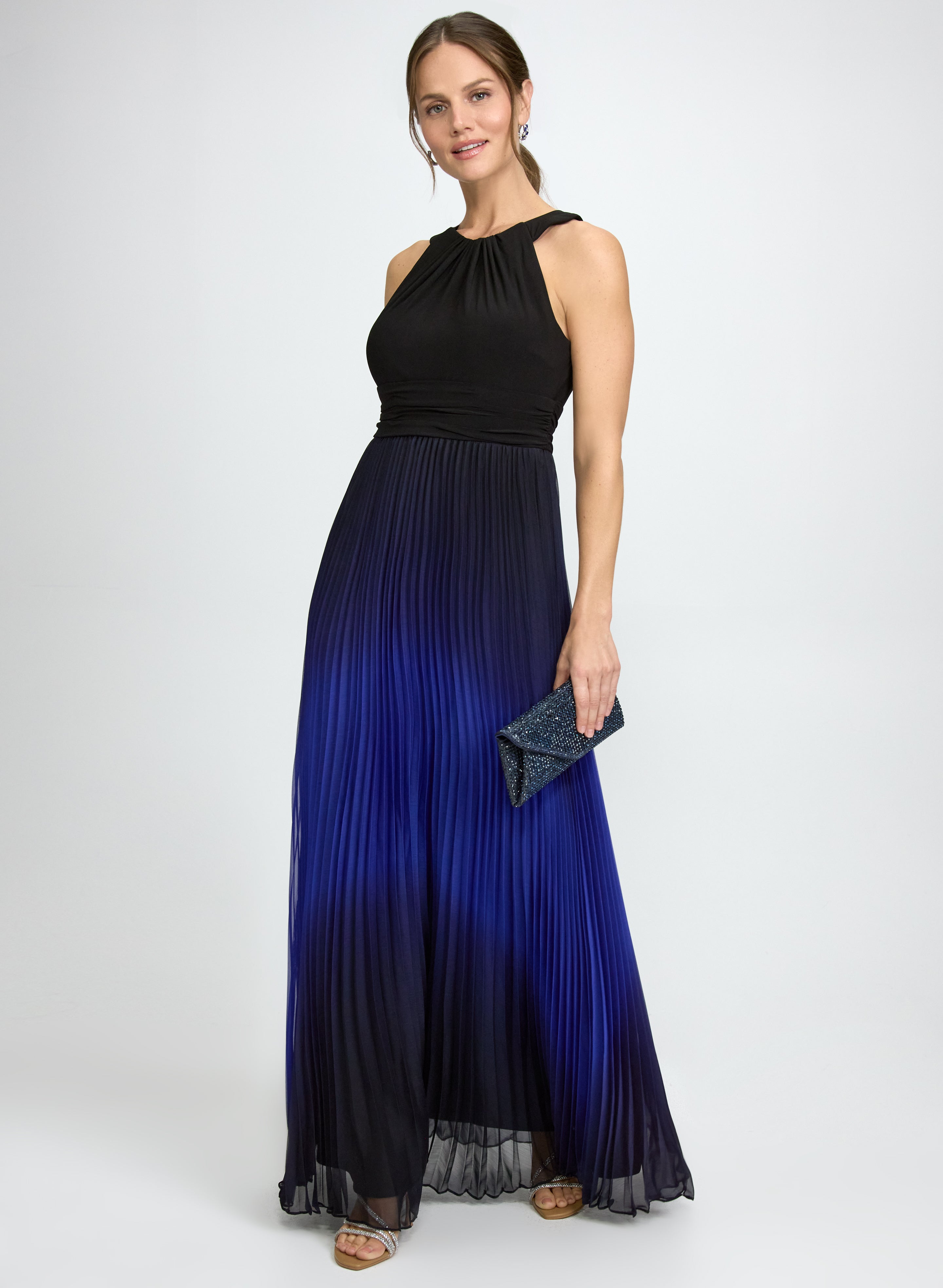 Ombre Halter Neck Dress