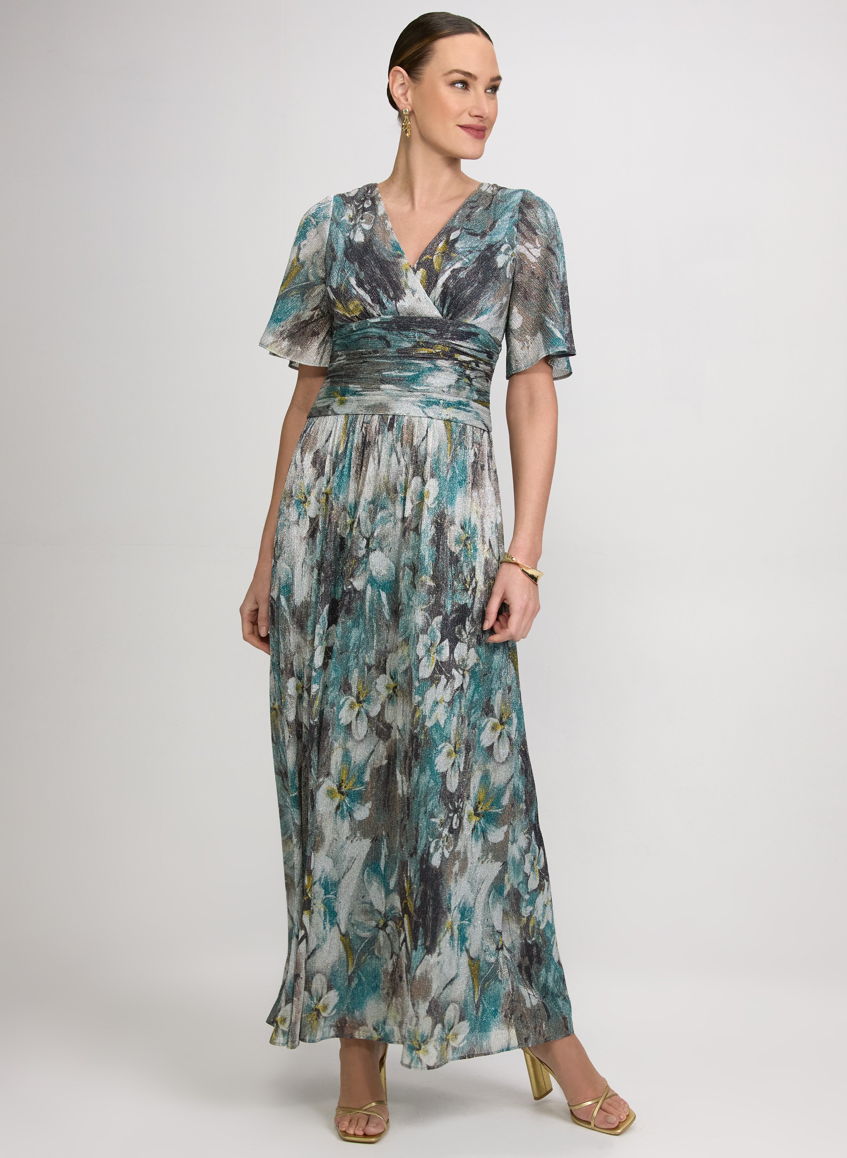 Shimmering Floral Dress Shimmering Floral Dress
