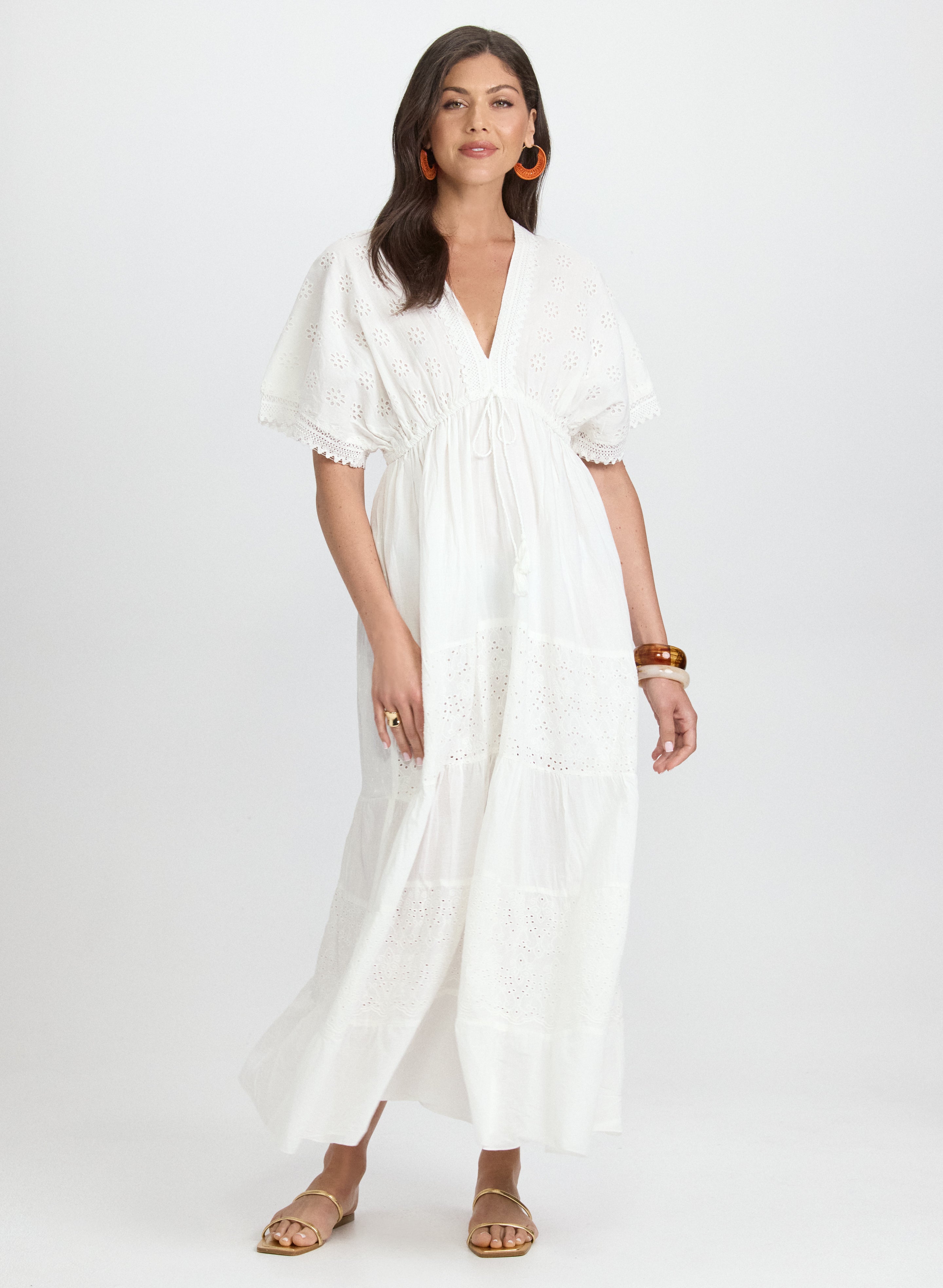 white dress with black lace Claribel Black & White Lace Long-Sleeve Mini Dress With Ruffle Hem – Club L  London