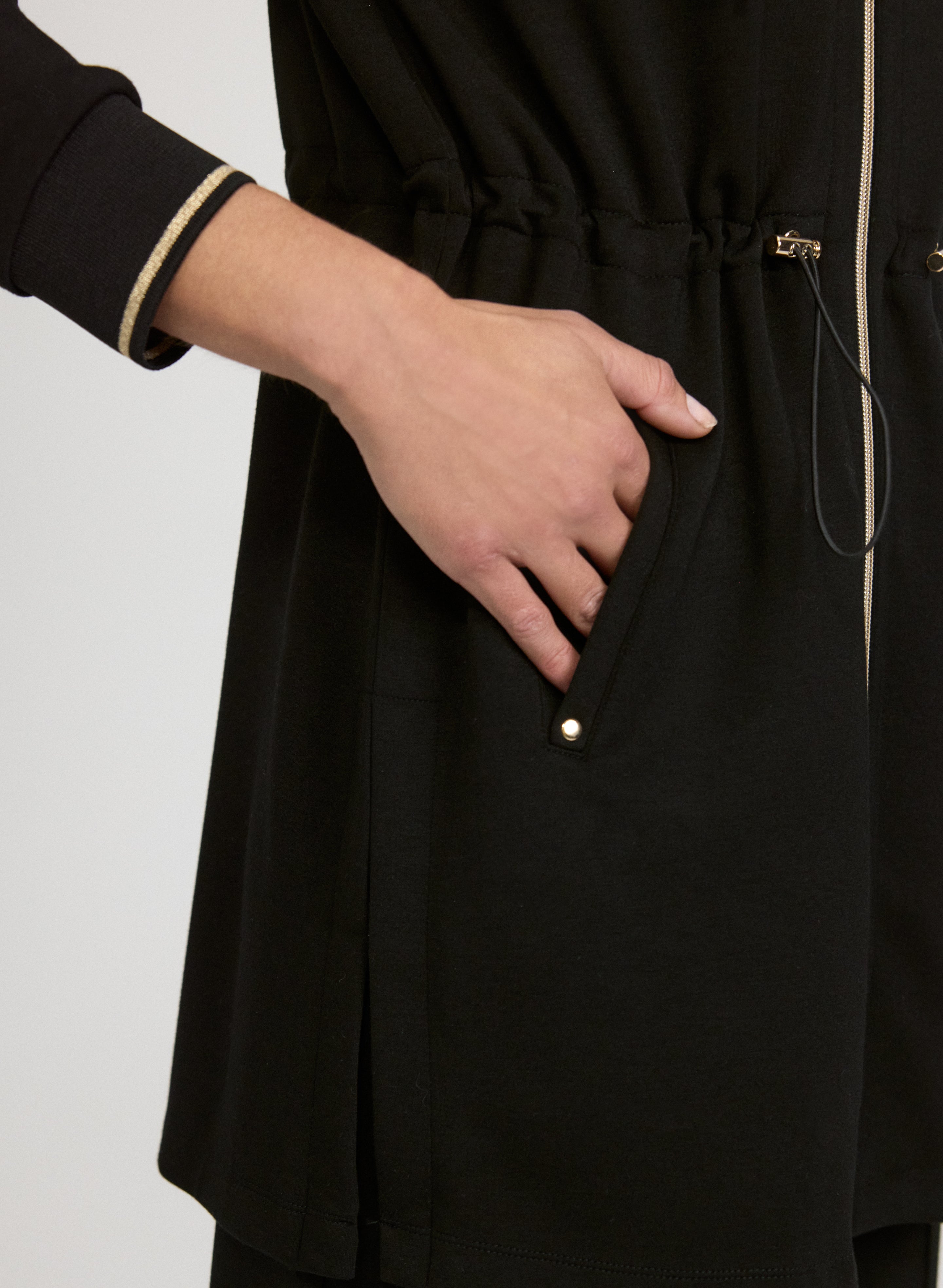 トップス Laura Scuba Zip Top