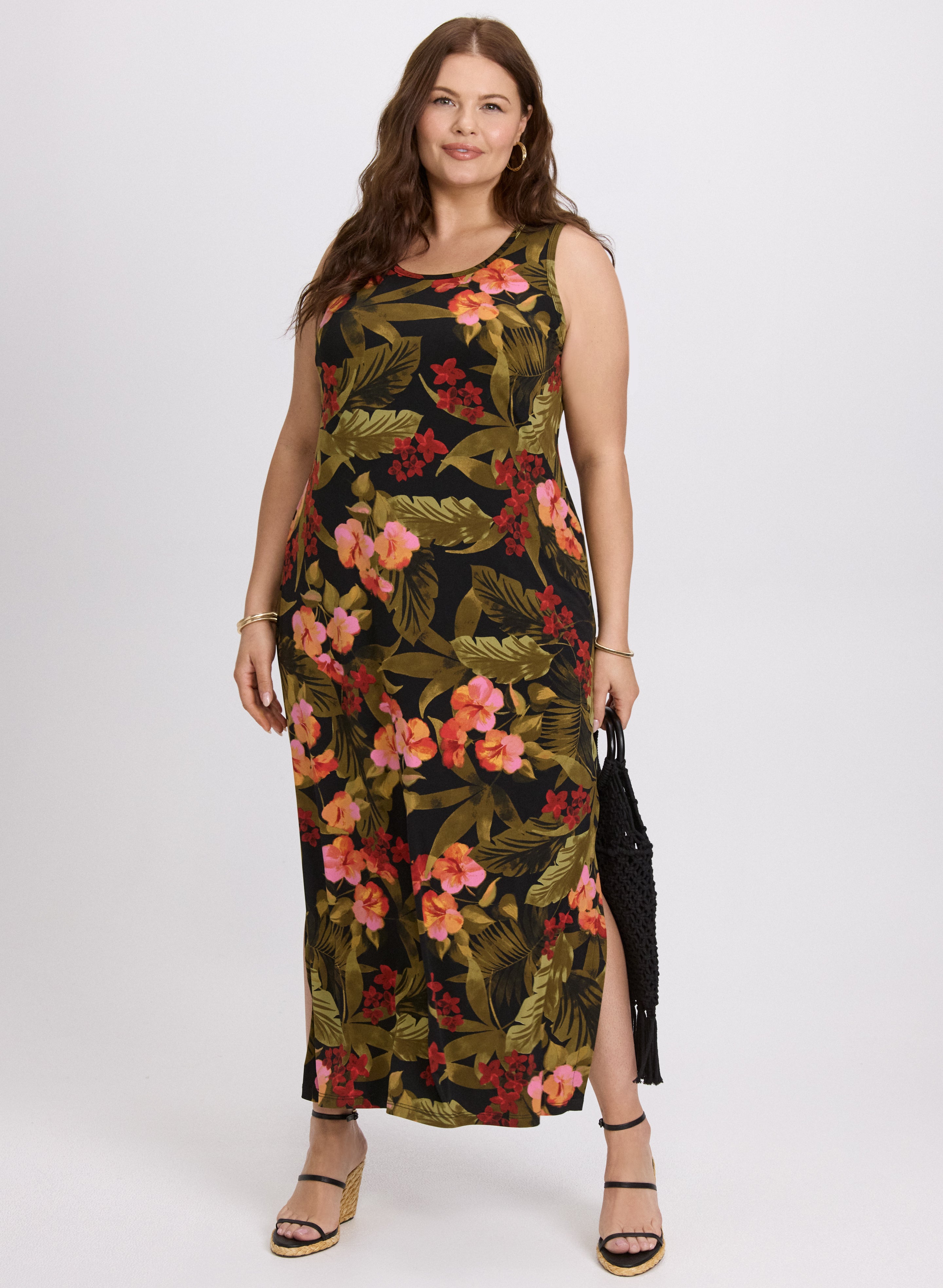 Tropical Jersey Maxi Dress Tropical Jersey Maxi Dress