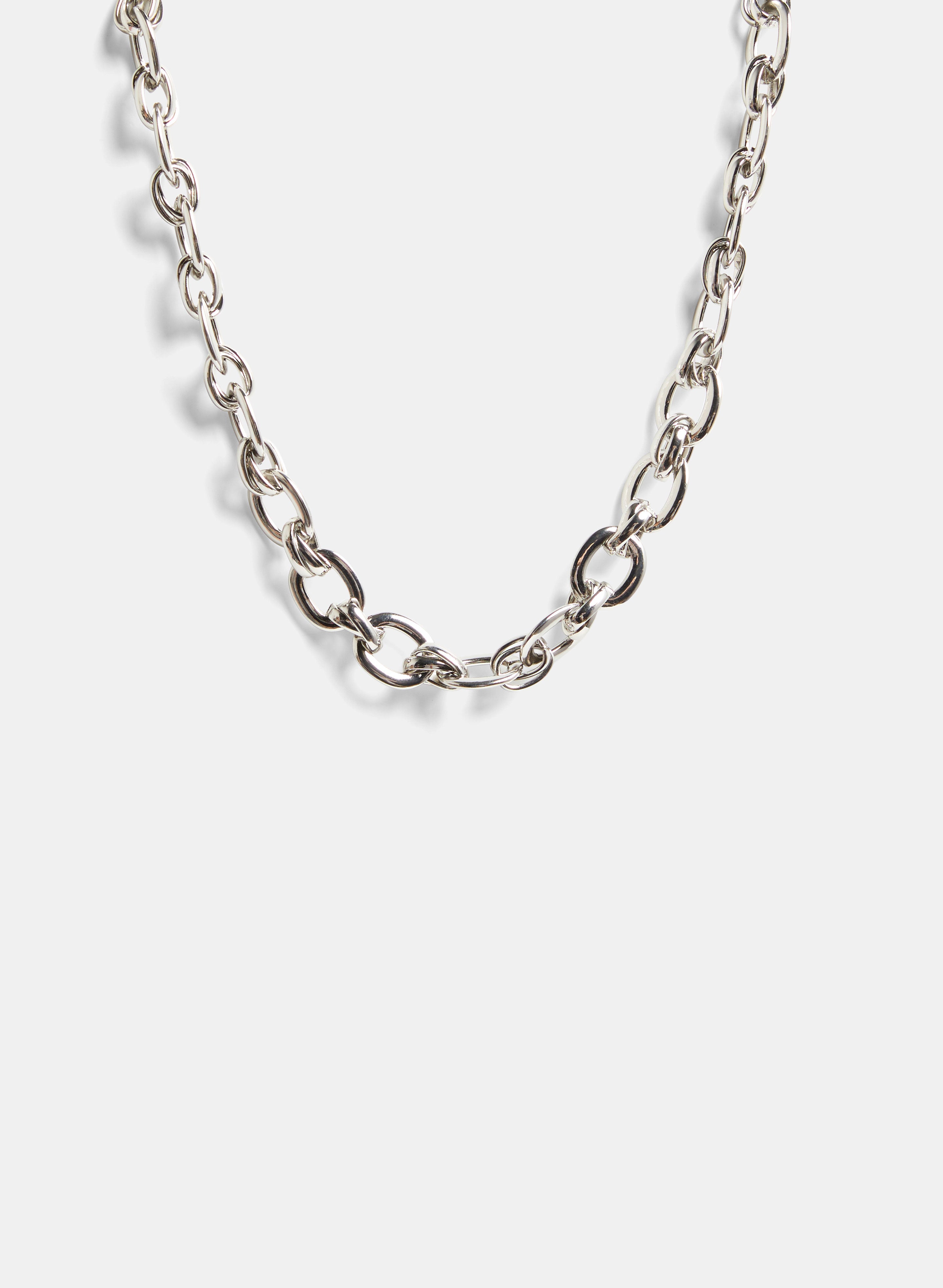 Cross-Link Chain Necklace