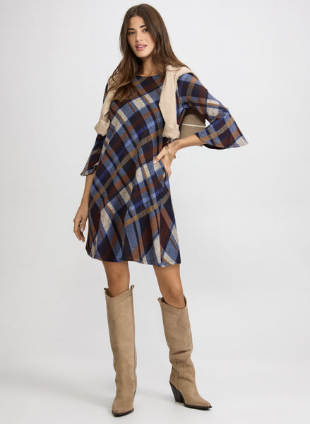 Plaid Sweater Dress