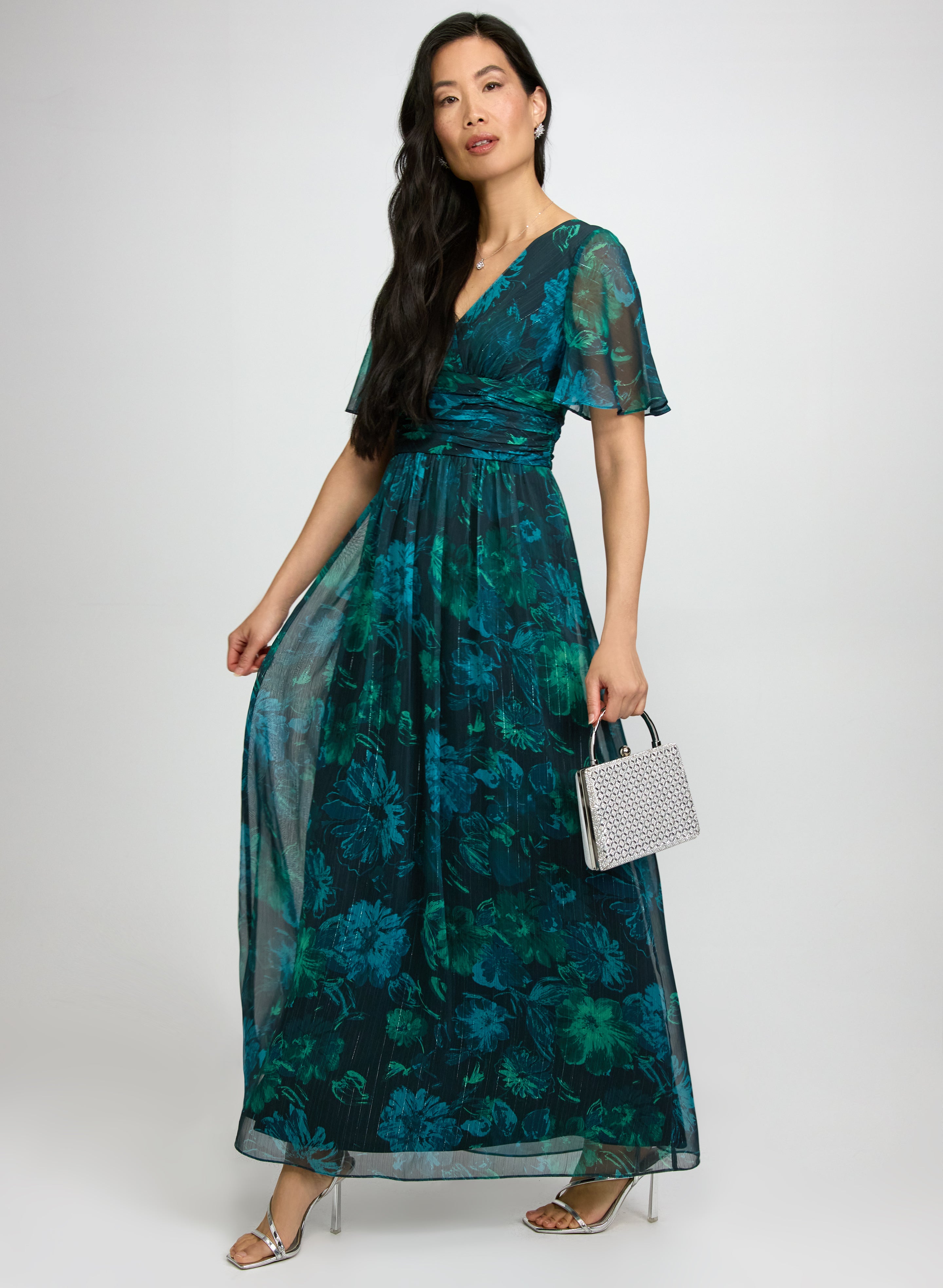 Floral Chiffon Dress