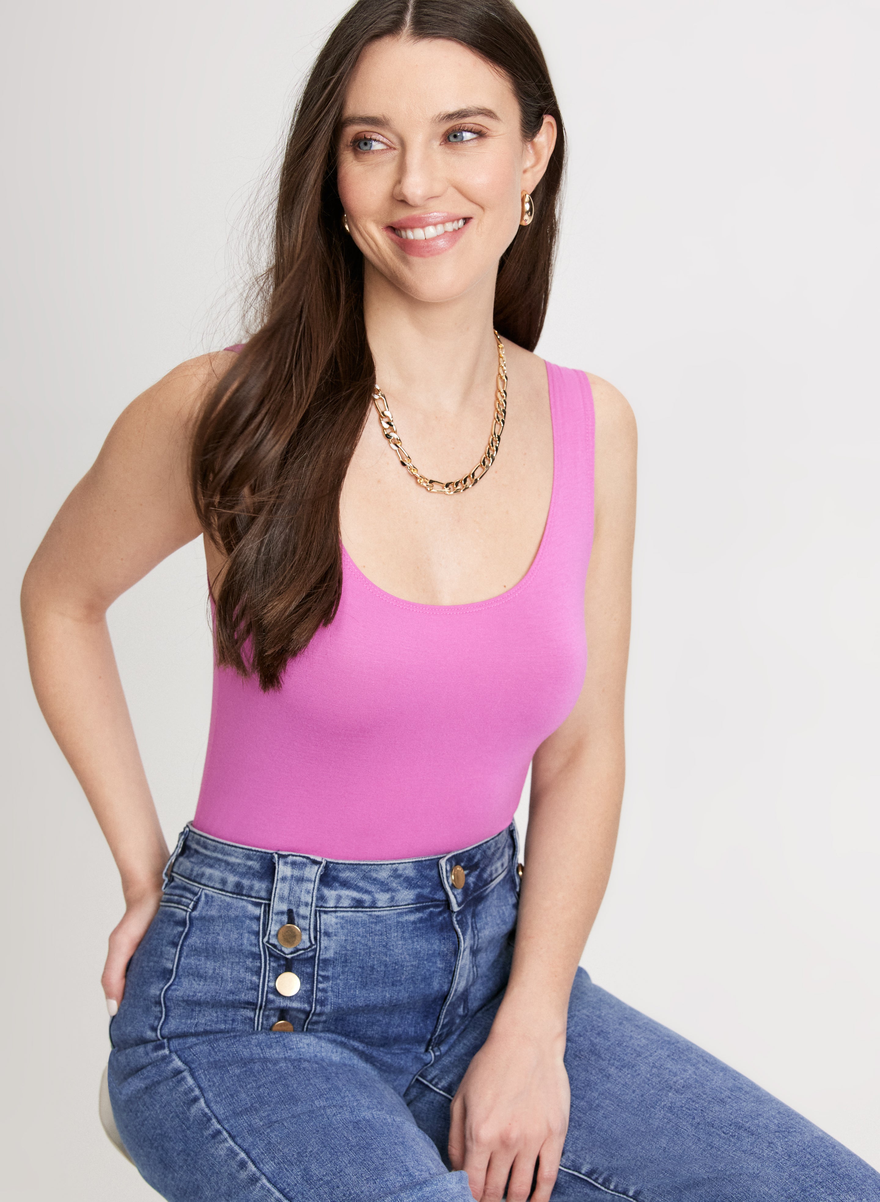 Scoop Neck Tank Top