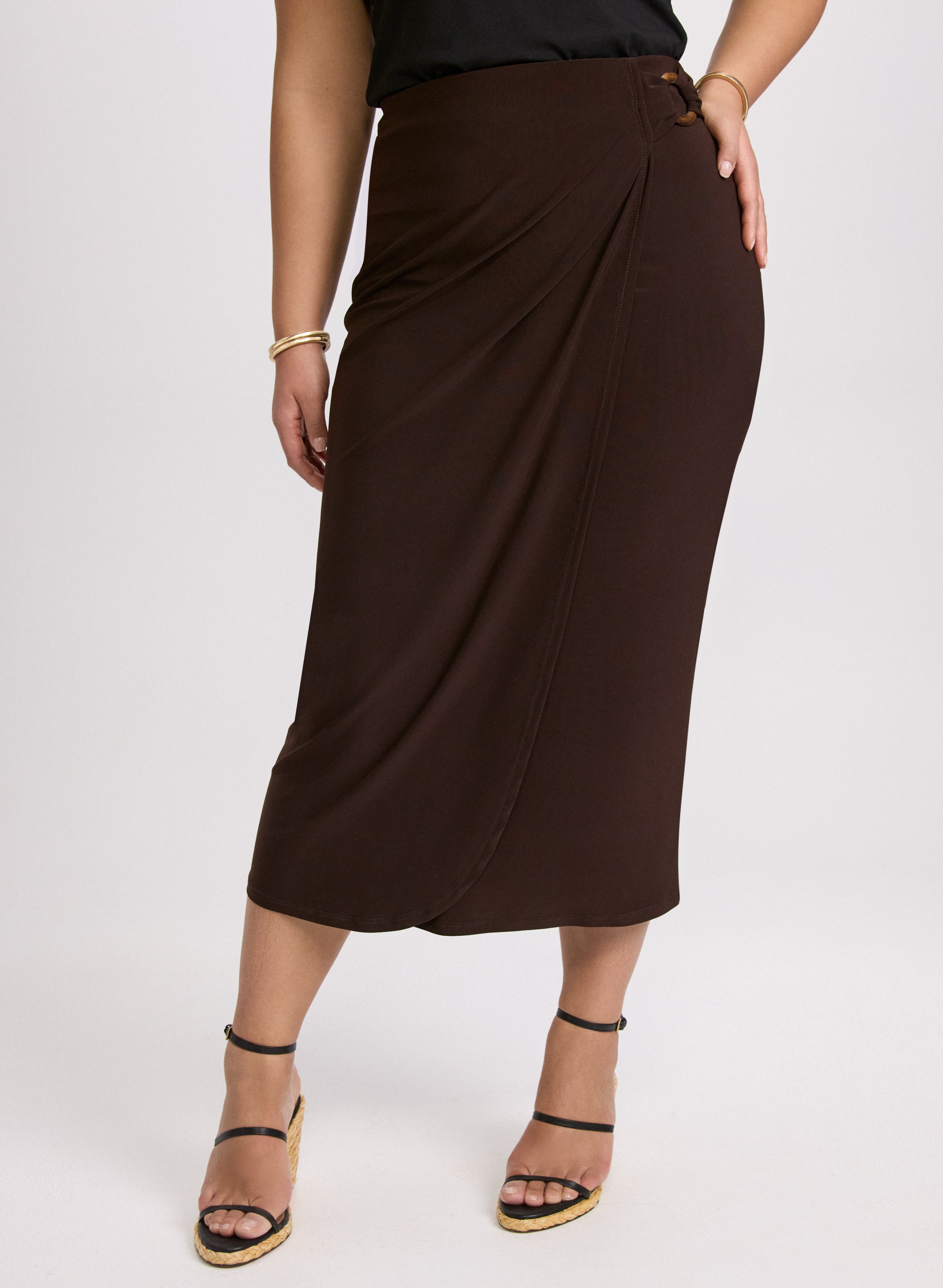 Jersey Wrap Skirt