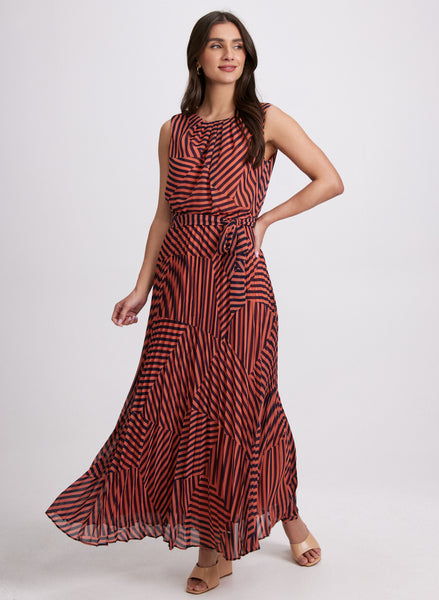 ワンピース 70s striped multiple buttons maxi dress Stripe Button Front Maxi Dress | maurices