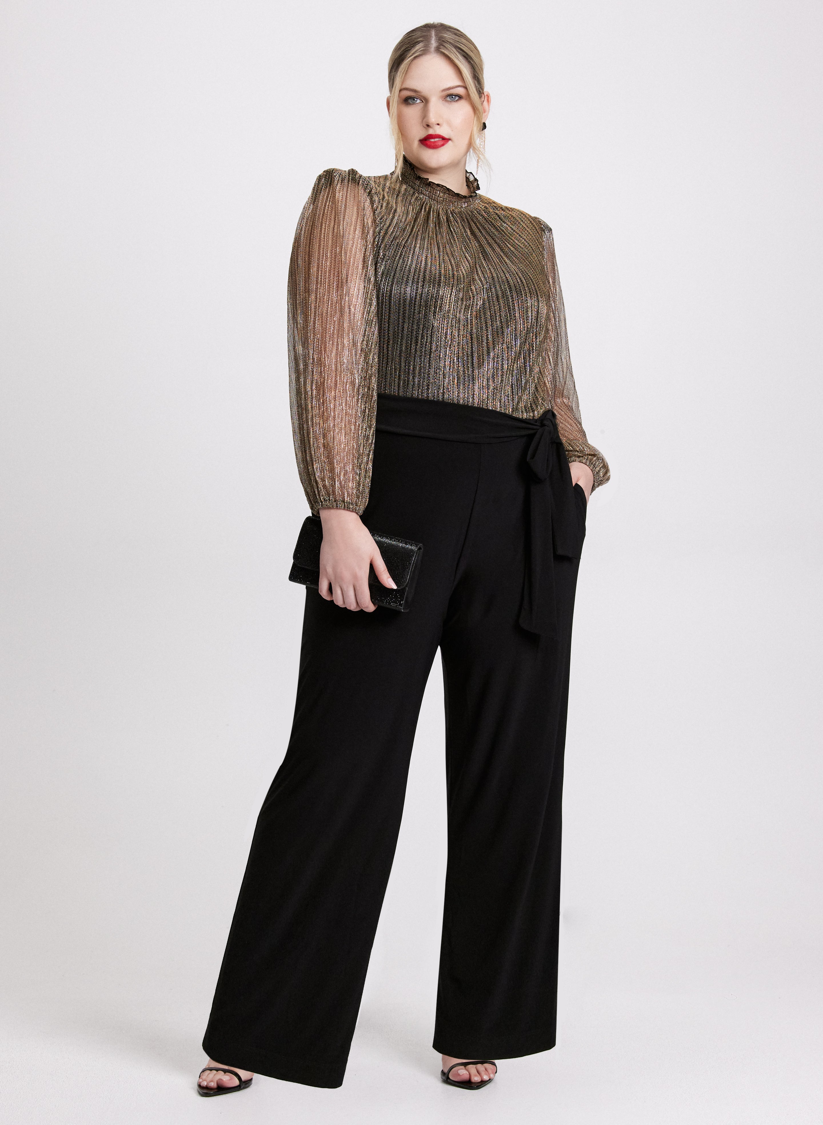 Metallic Illusion Jumpsuit