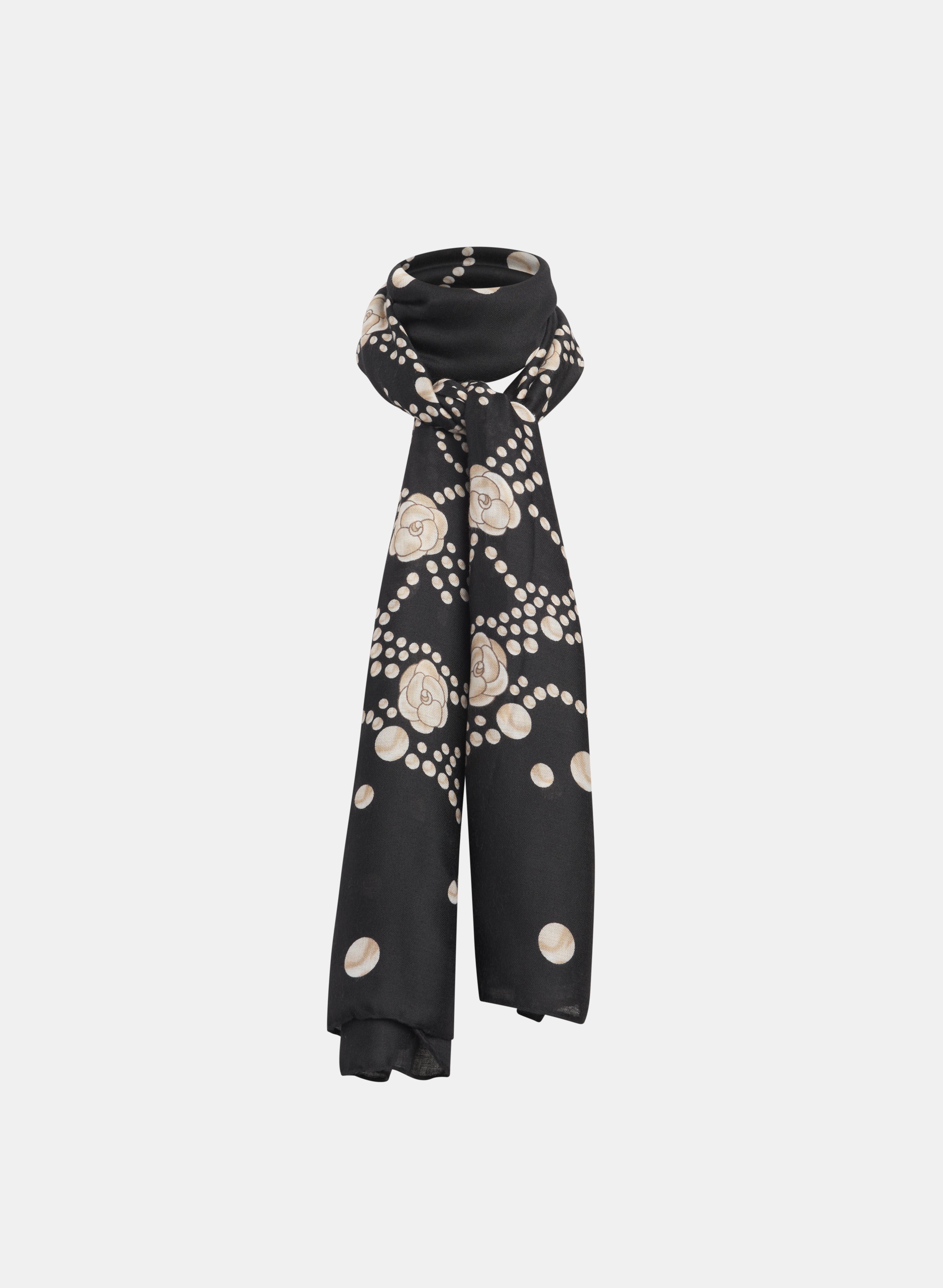 Floral Polka Dot Scarf