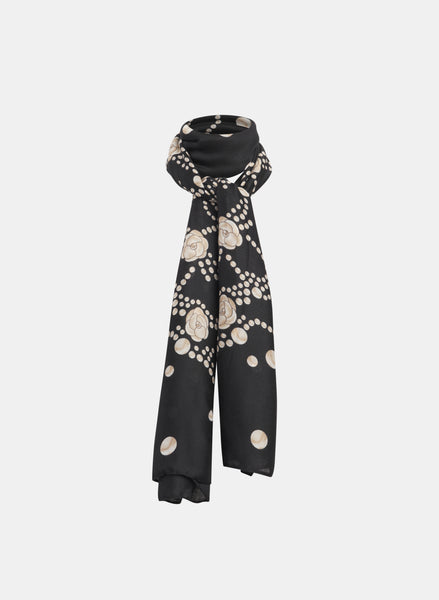 Floral Polka Dot Scarf