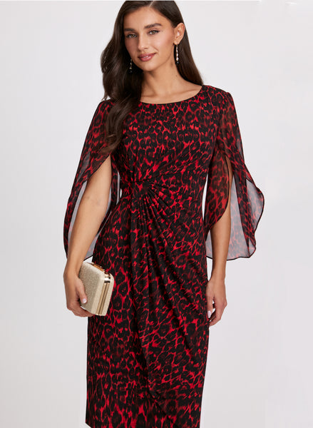 ロージールーチェ CHIFFON TEARD RIBBON DRESS