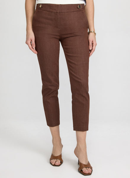 Emma Slim-Leg Denim Pants
