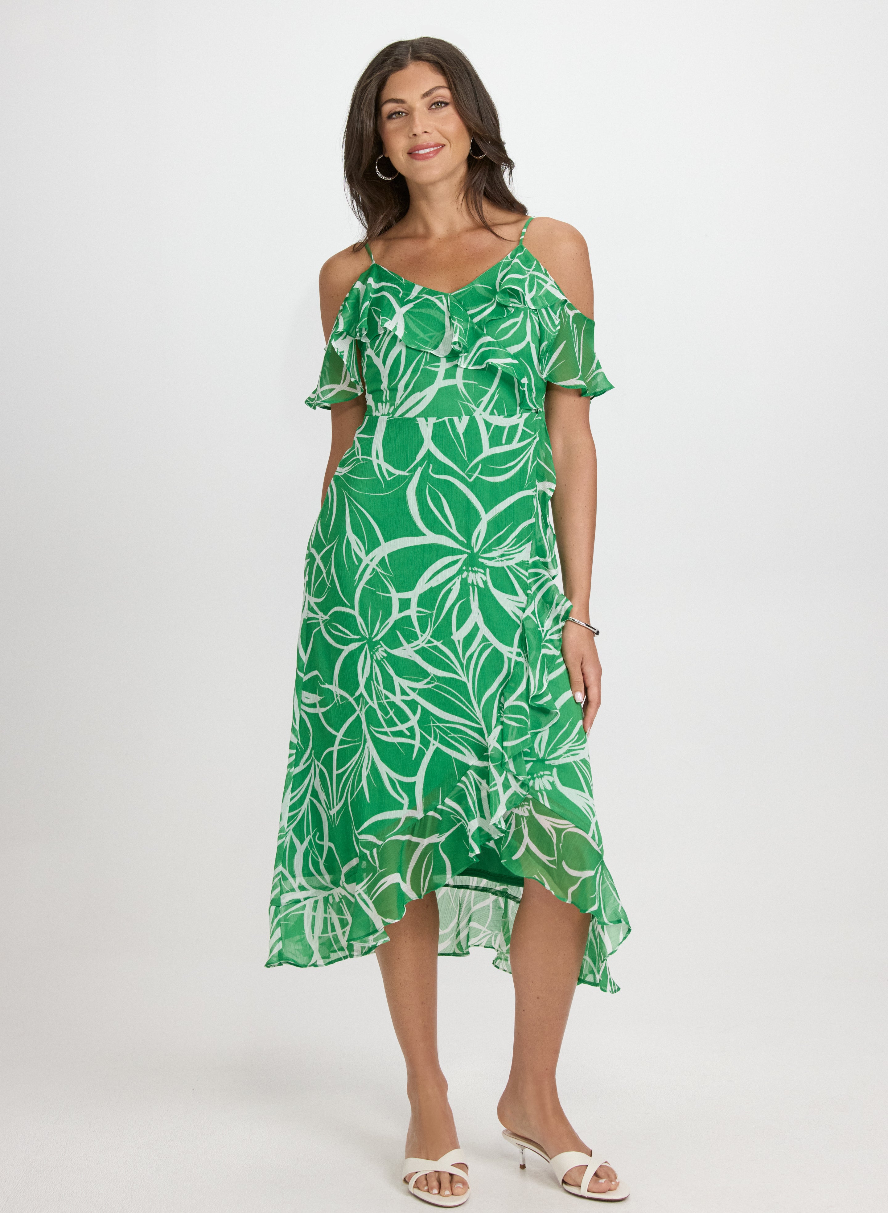 Floral Chiffon Dress Floral Chiffon Dress