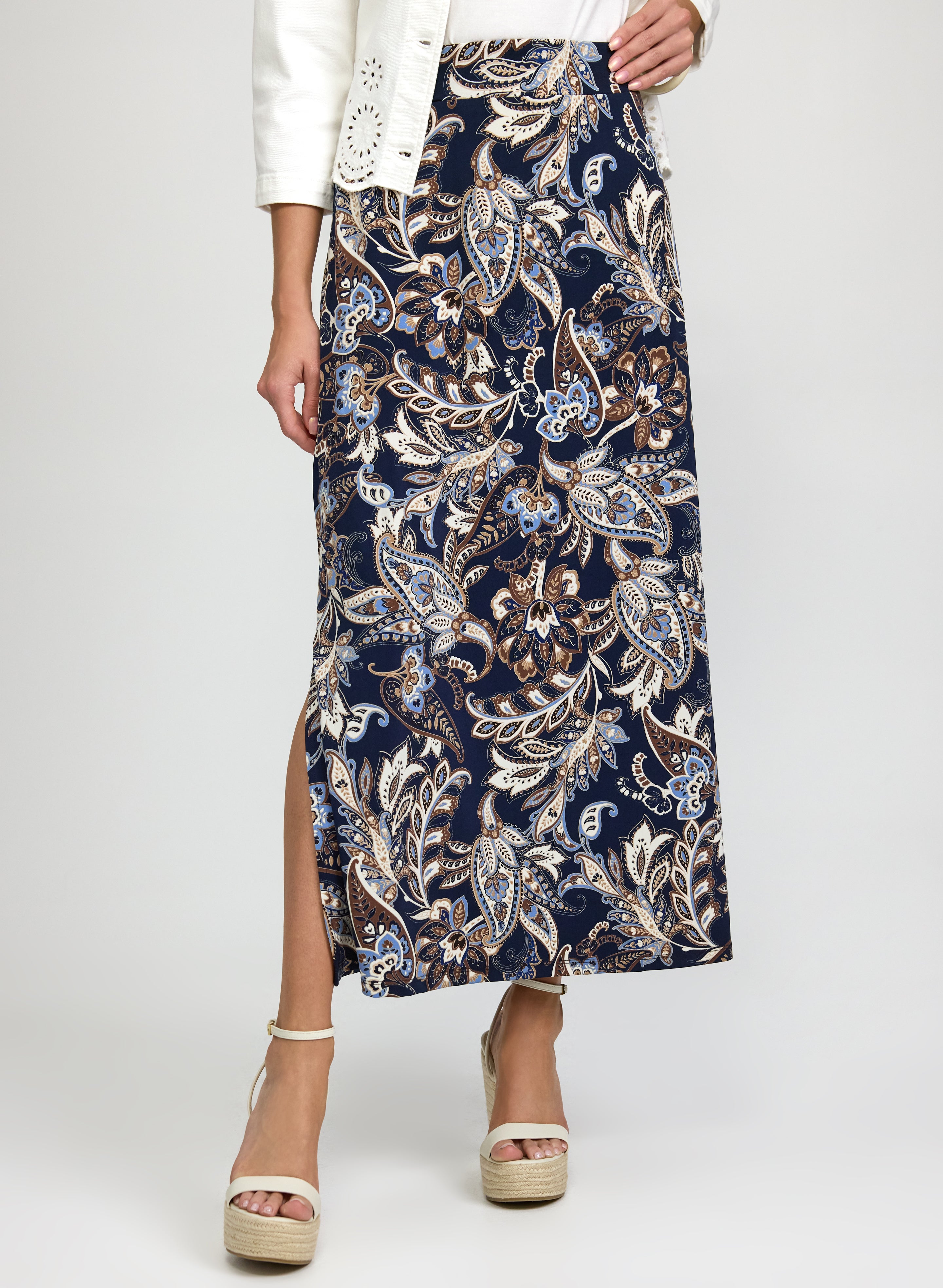 Paisley Maxi Skirt