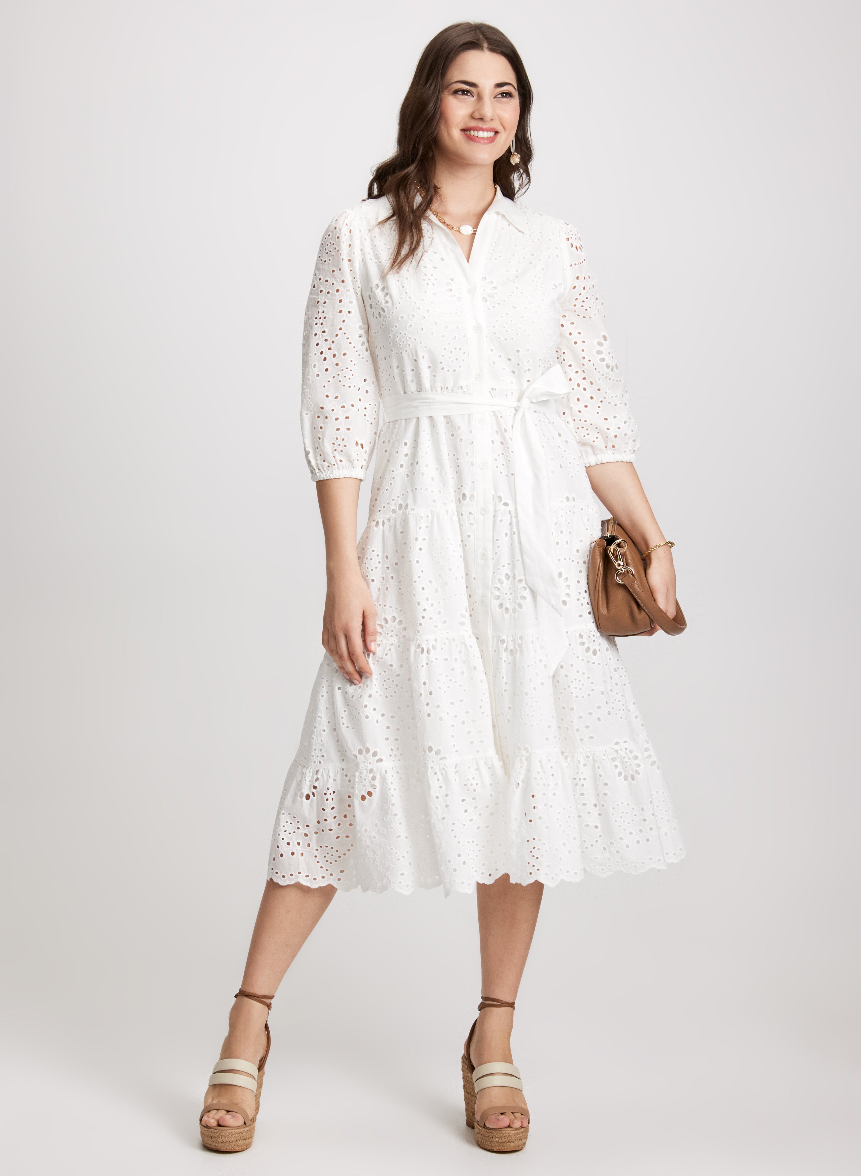 Eyelet Day Dress