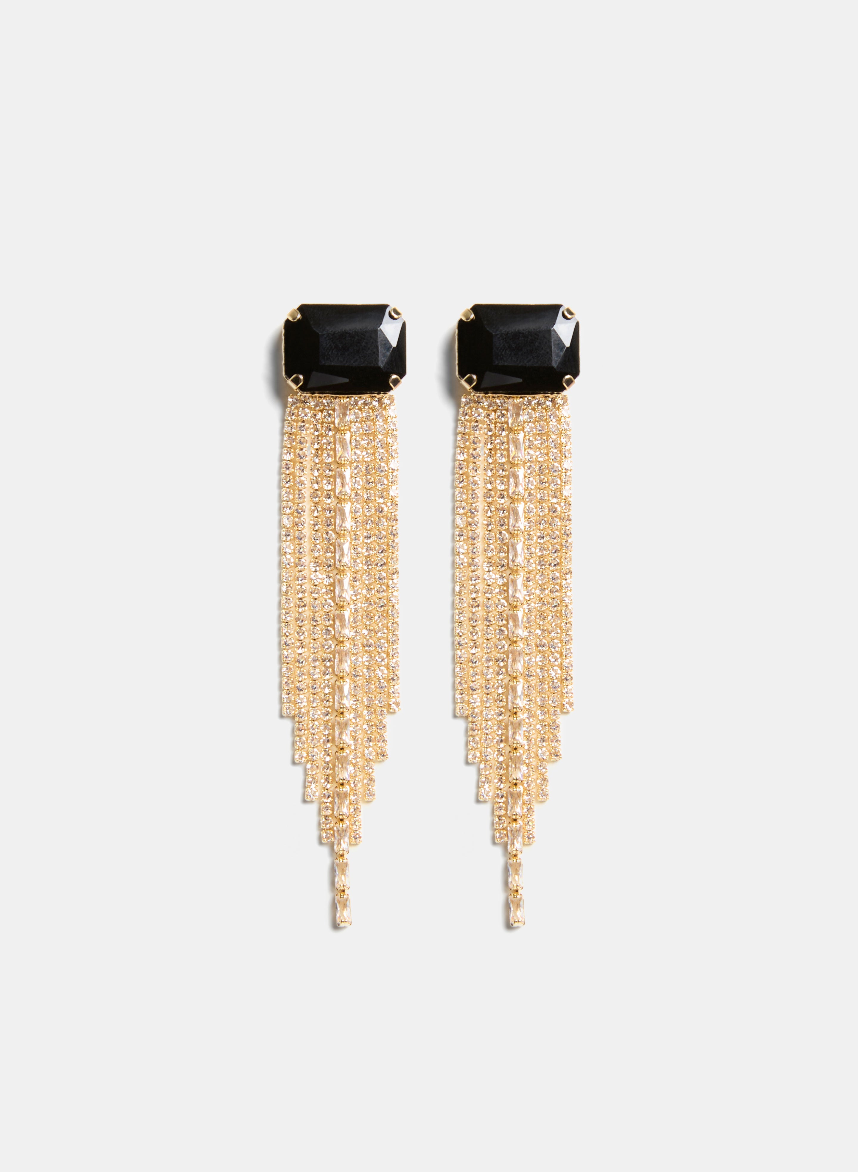 Octagon Cascading Drop Earrings