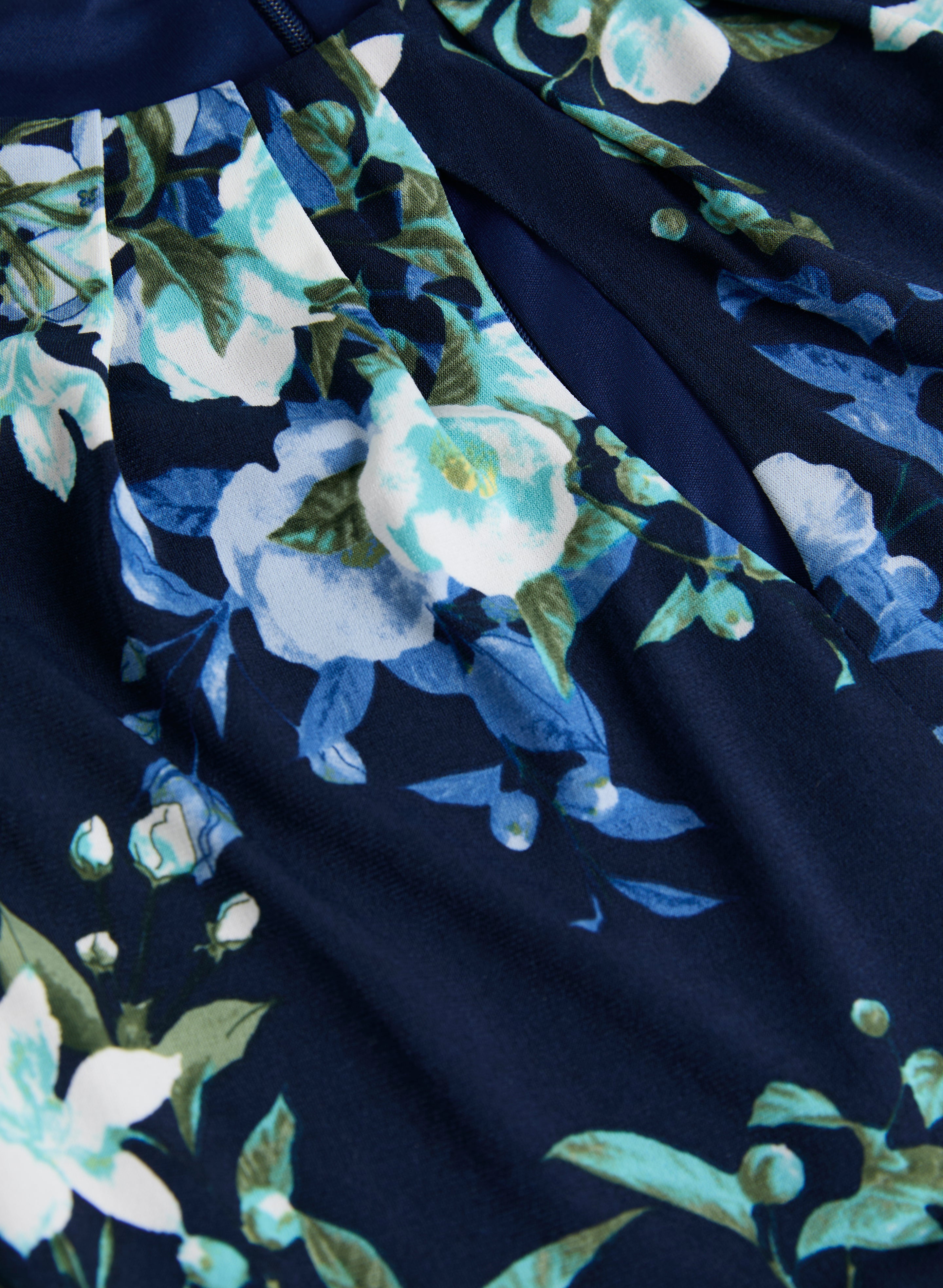 BRANDY MELVILLE BLUE floral flowy cotton Laura halter dress NWT sz