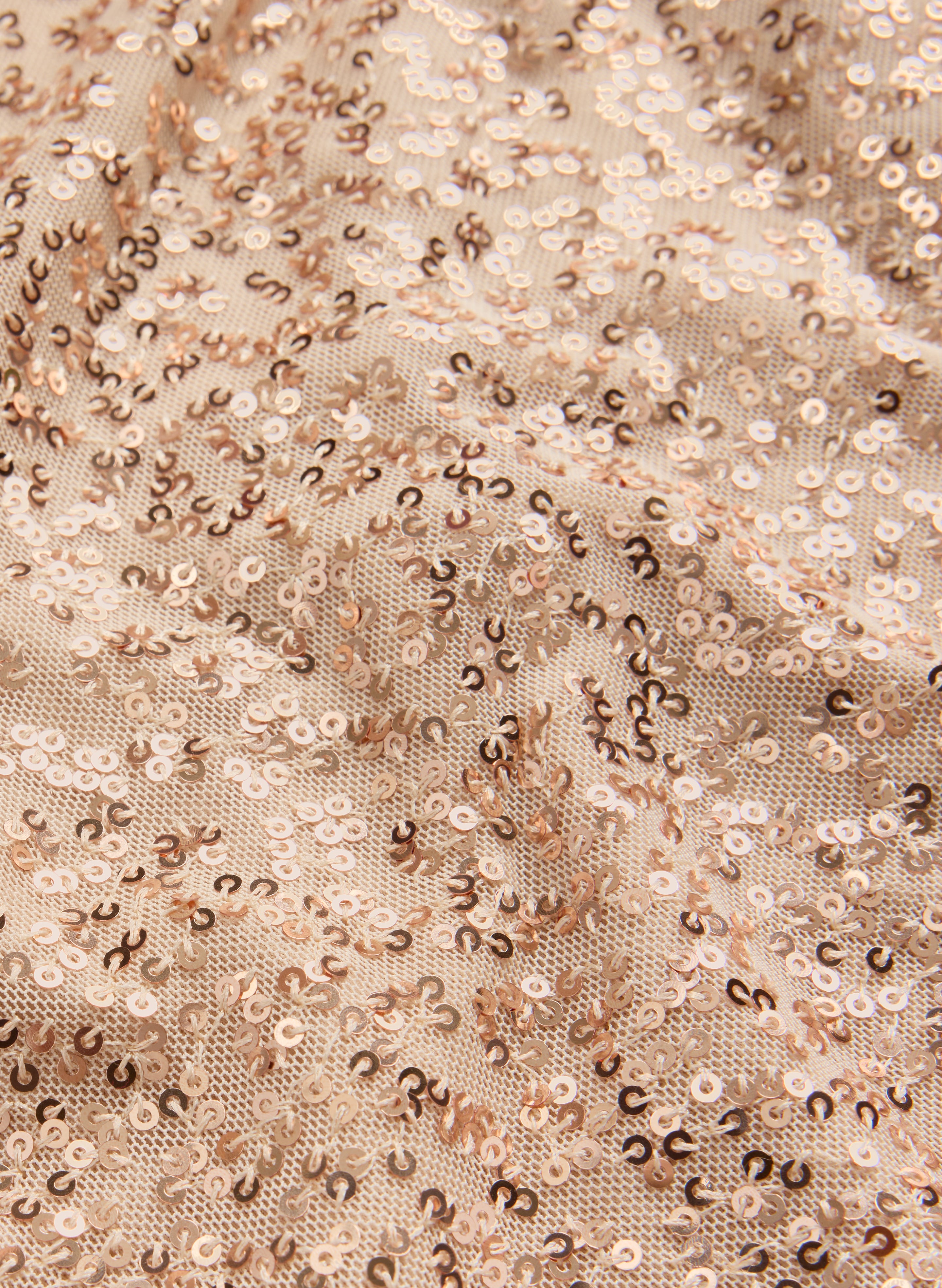 ベルショップ Bell Sleeve Sequin Top