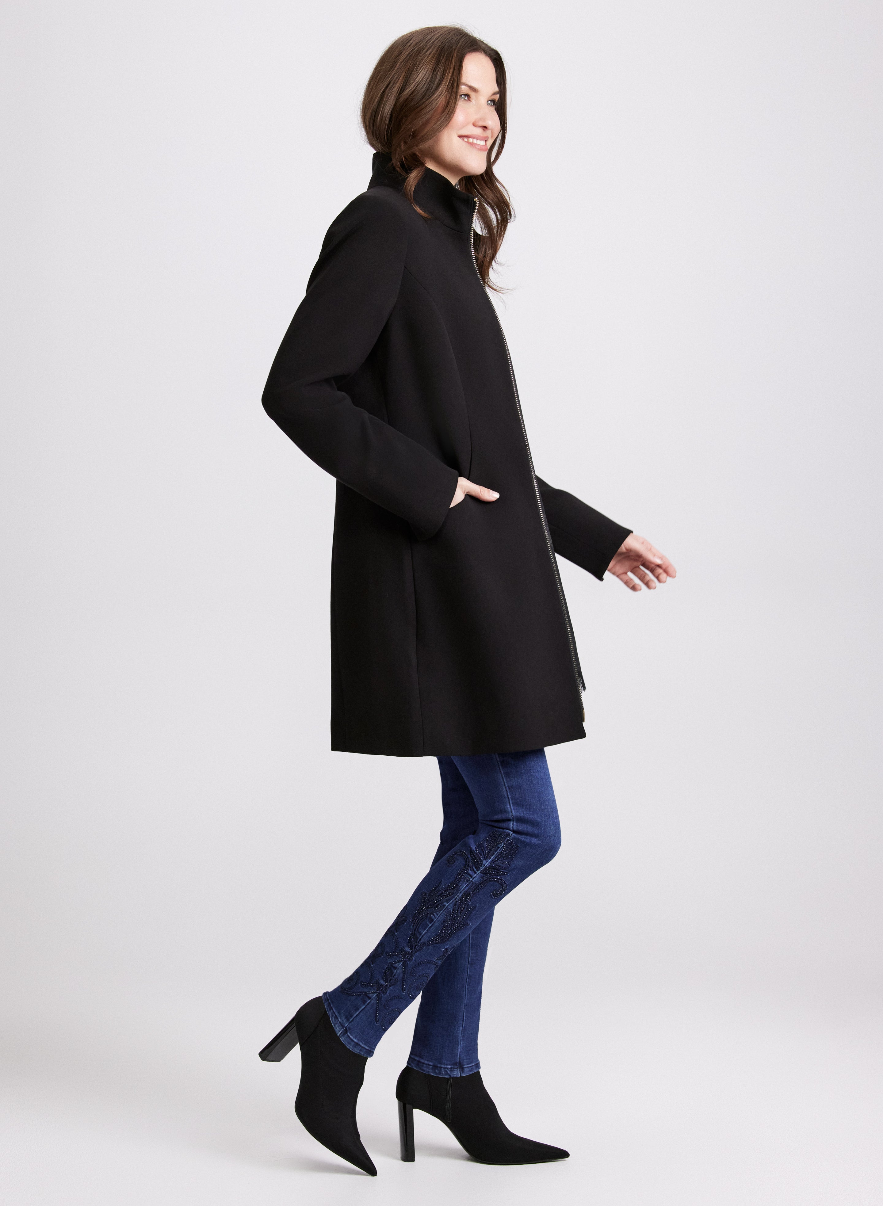 Stand Collar Coat