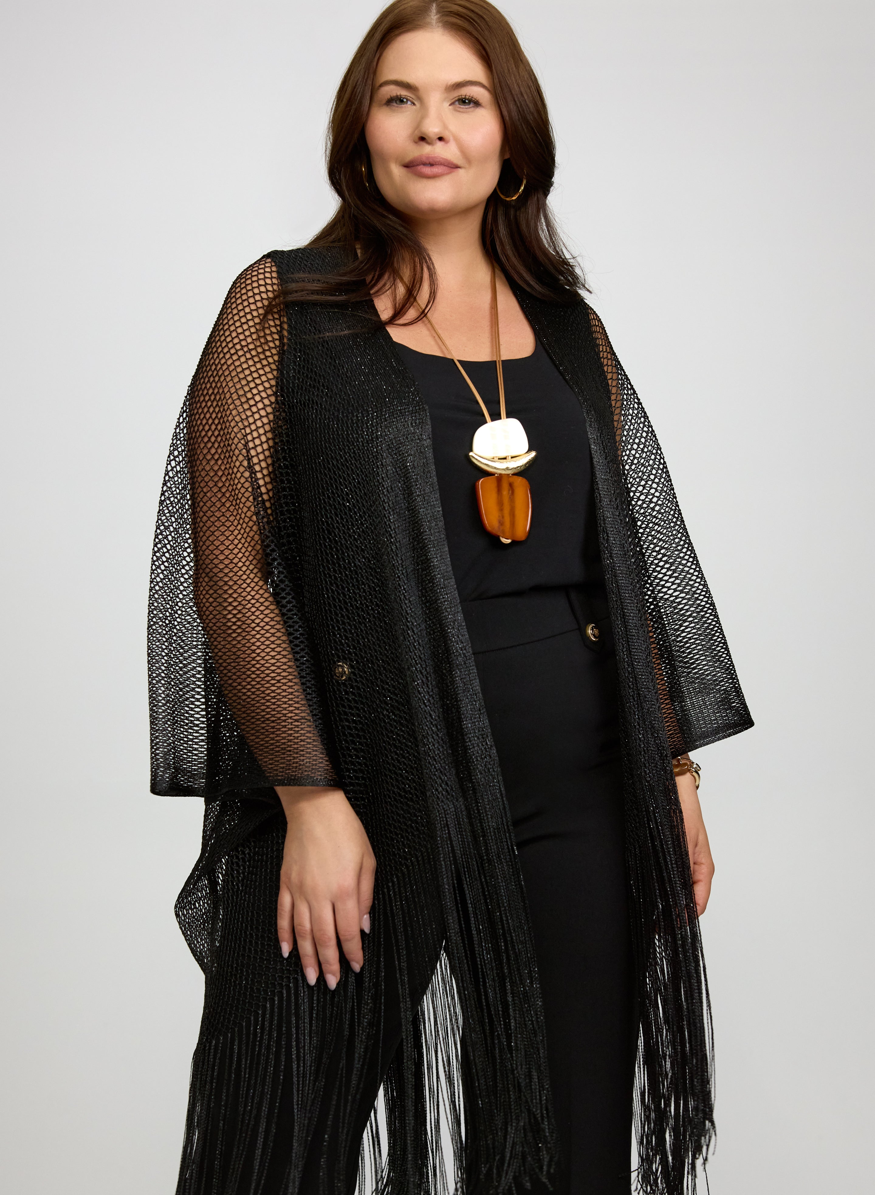 Joseph Ribkoff - Fringe Detail Cardigan