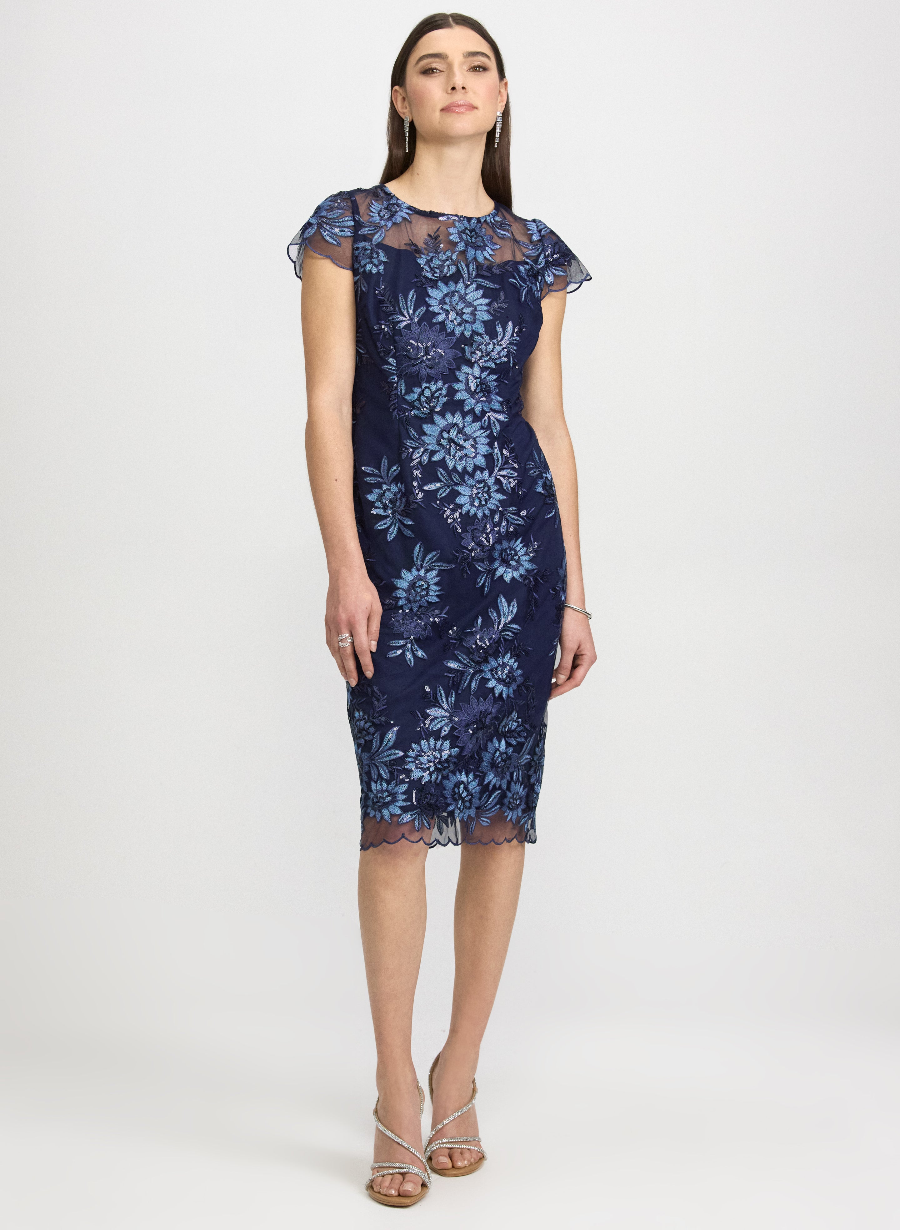 Floral Embroidered Dress