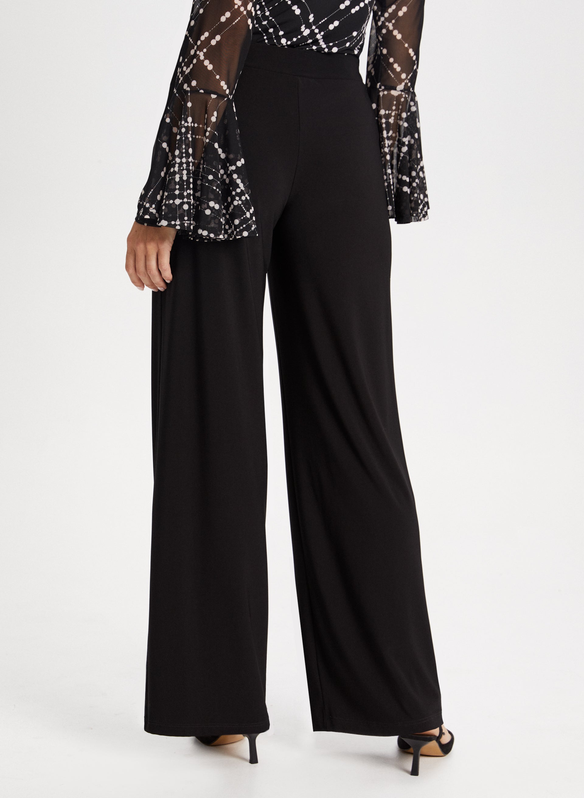 Olivia Jersey Wide-Leg Pants - Regular