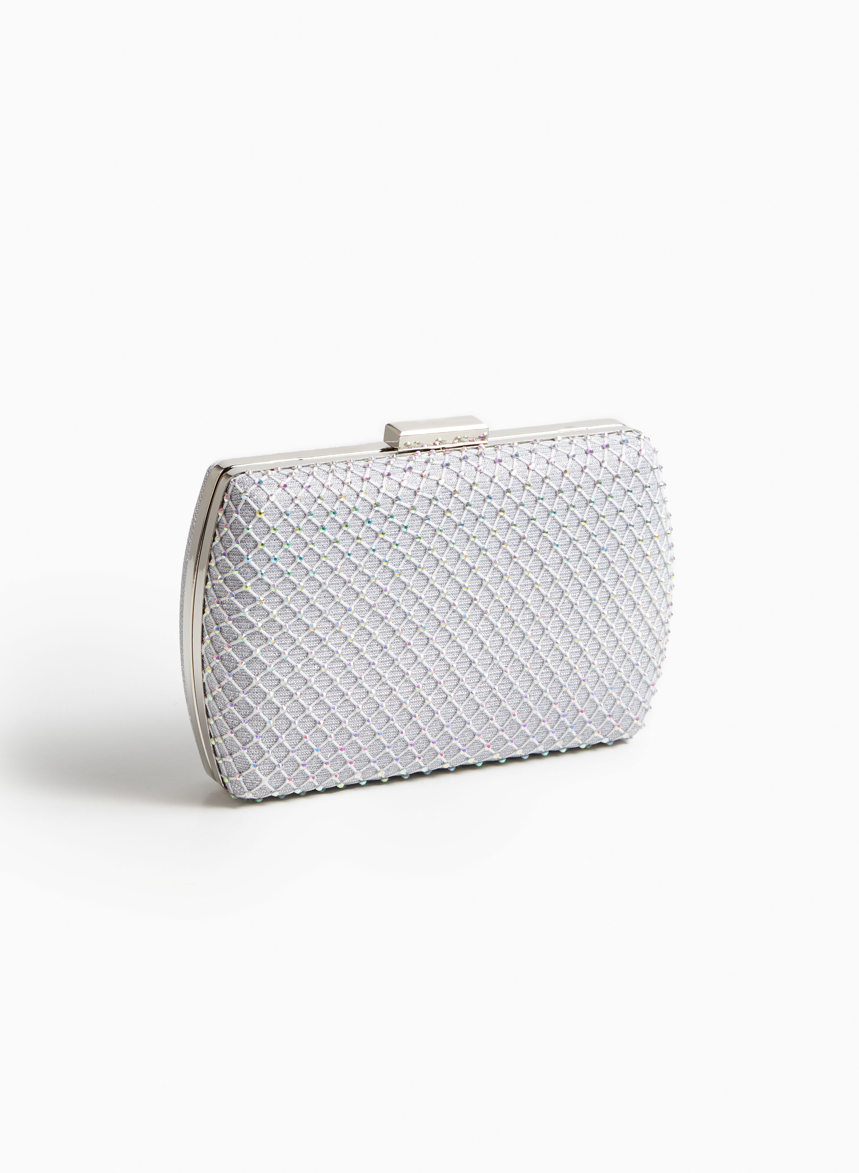 Sequin Mesh Clutch