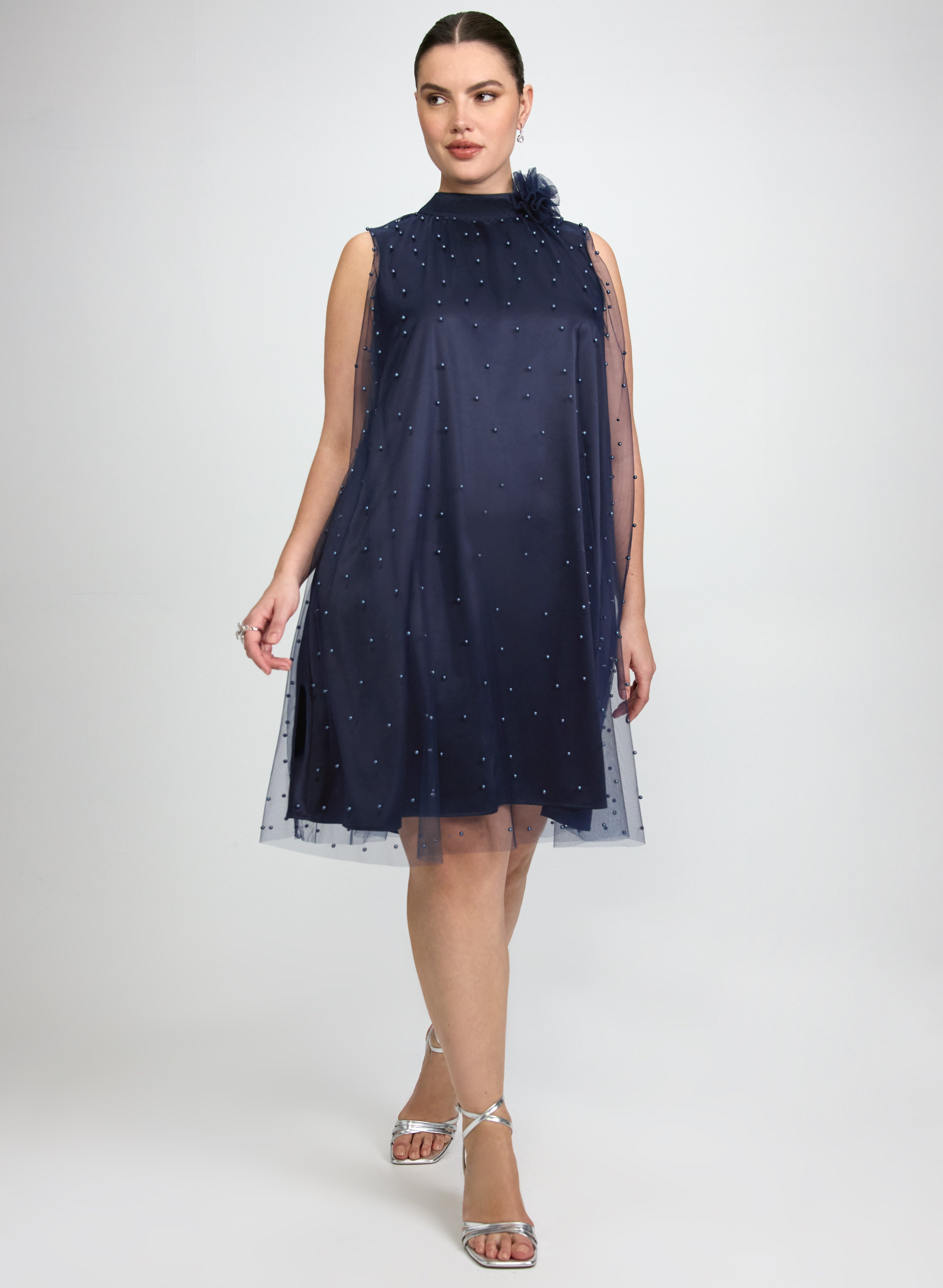 sequin tops and dresses Backless Sequin Off Shoulder Short Sleeve Dress main image 0