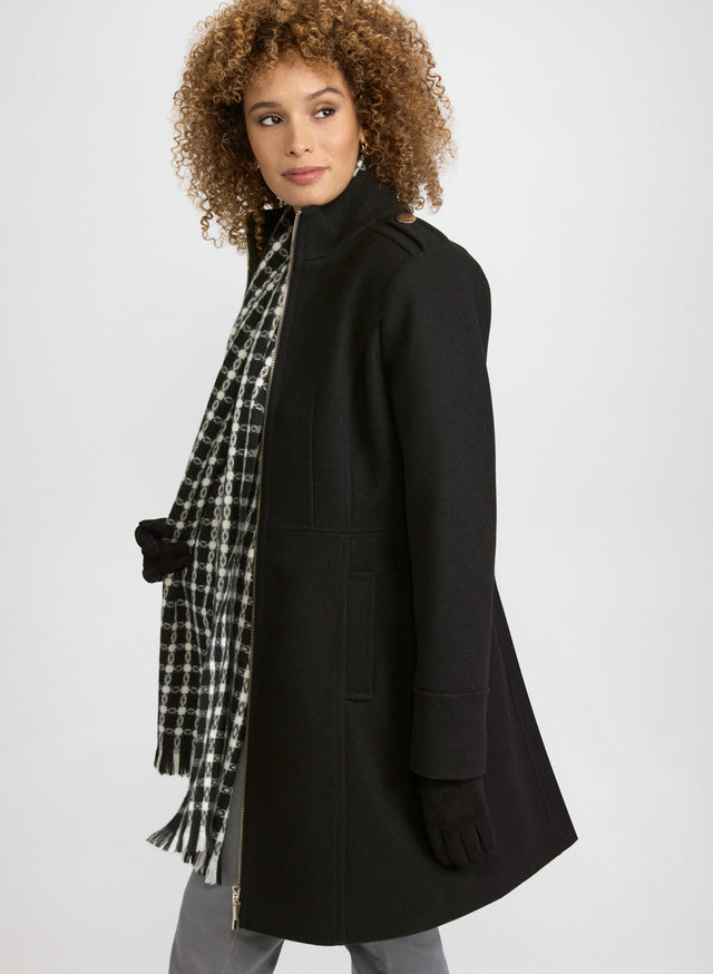 Clipper Wool Blend Zip Front Sweater Jacket - 51436 main image 1