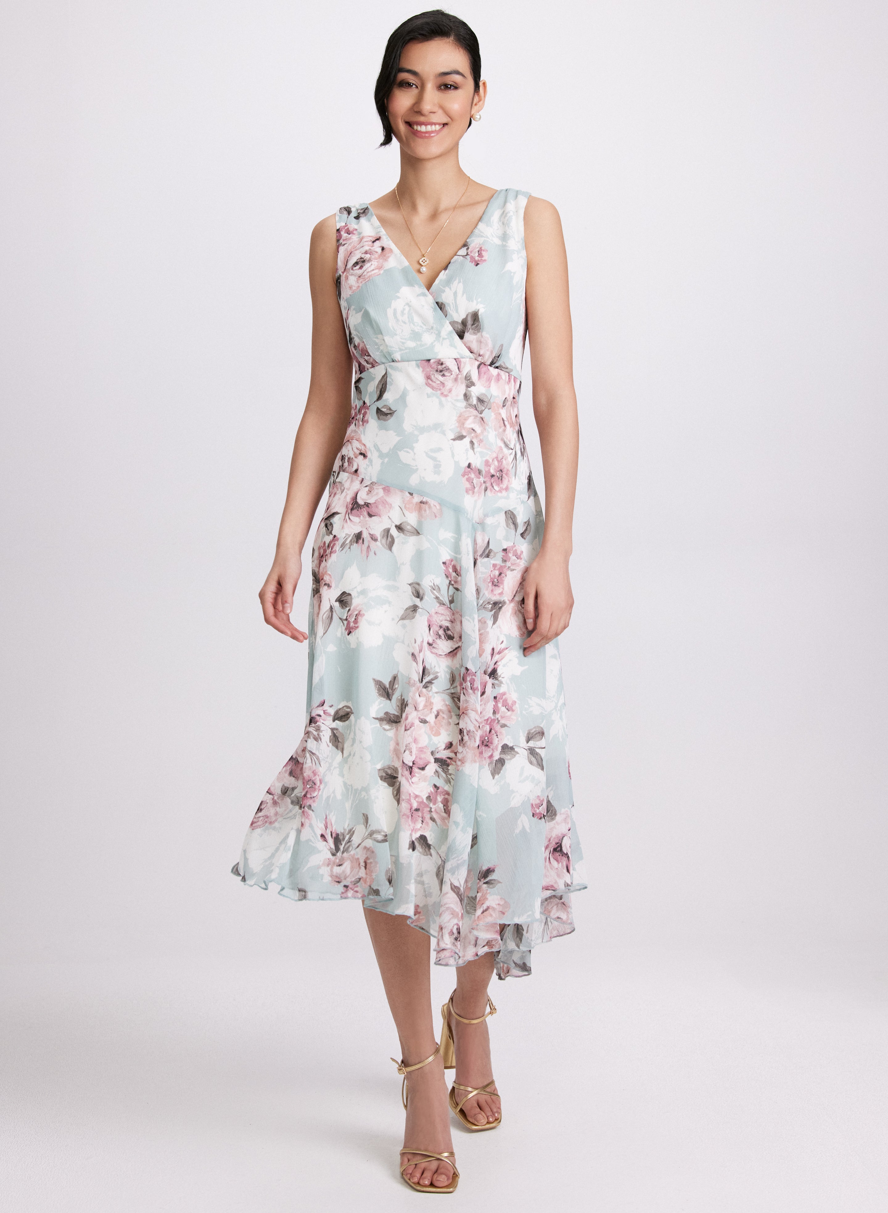 Floral Chiffon Dress