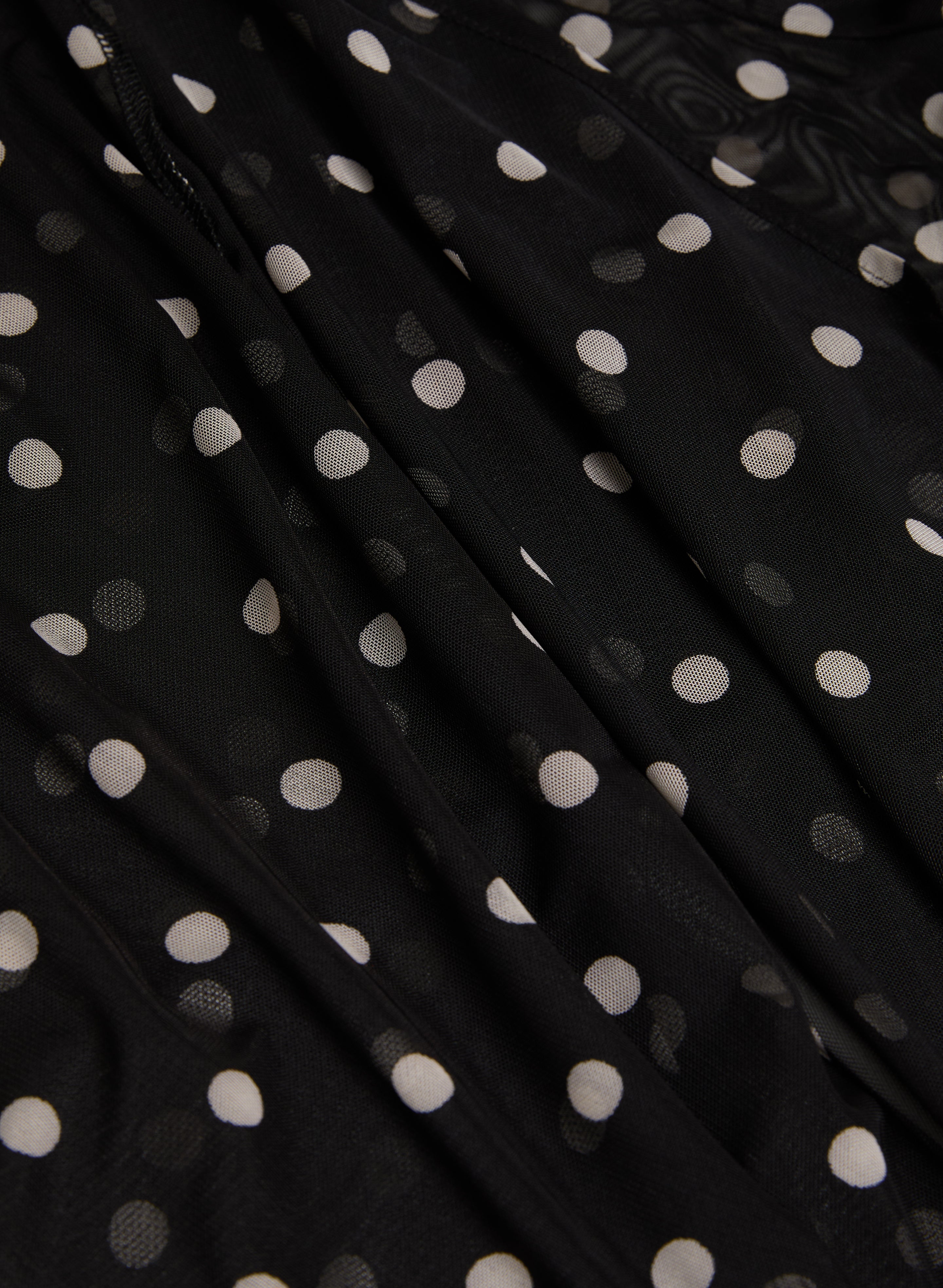 Tangerine Polka Dot Cardigan (S)
