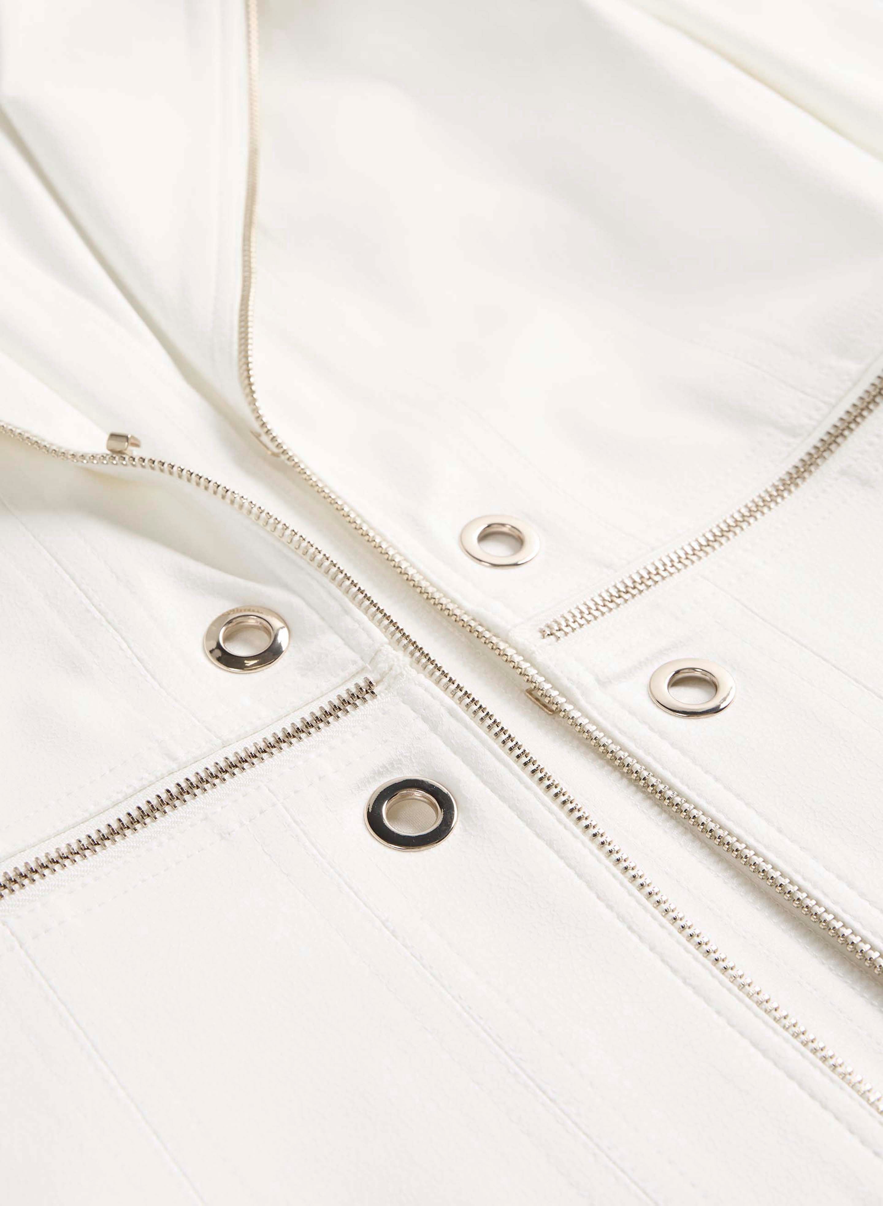 Long Zipper Trim Jacket