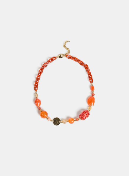 アクセサリー SMALL SYNTHETIC RESIN BEADS NECKLACE SMALL SYNTHETIC RESIN BEADS NECKLACE – m's braque
